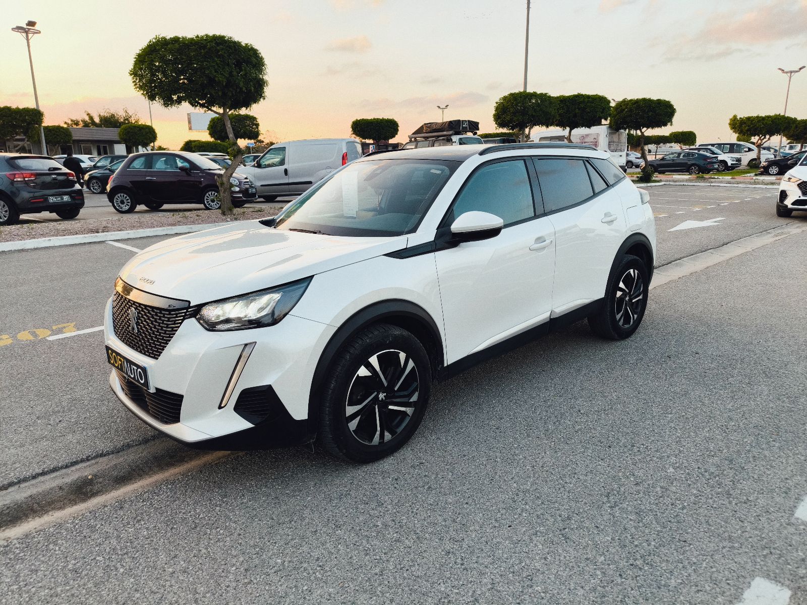 Peugeot 2008 Allure Blanc Nacré à Tunis - Photo 1