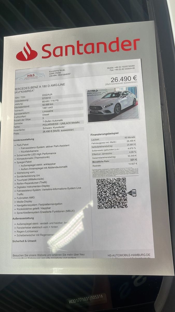 Mercedes-Benz Classe A Berline AMG à Tunis - Photo 2
