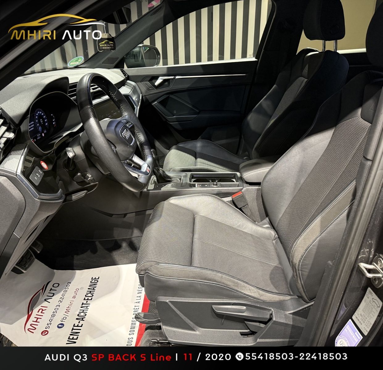 Audi Q3 Sportback S-Line à Tunis - Photo 9