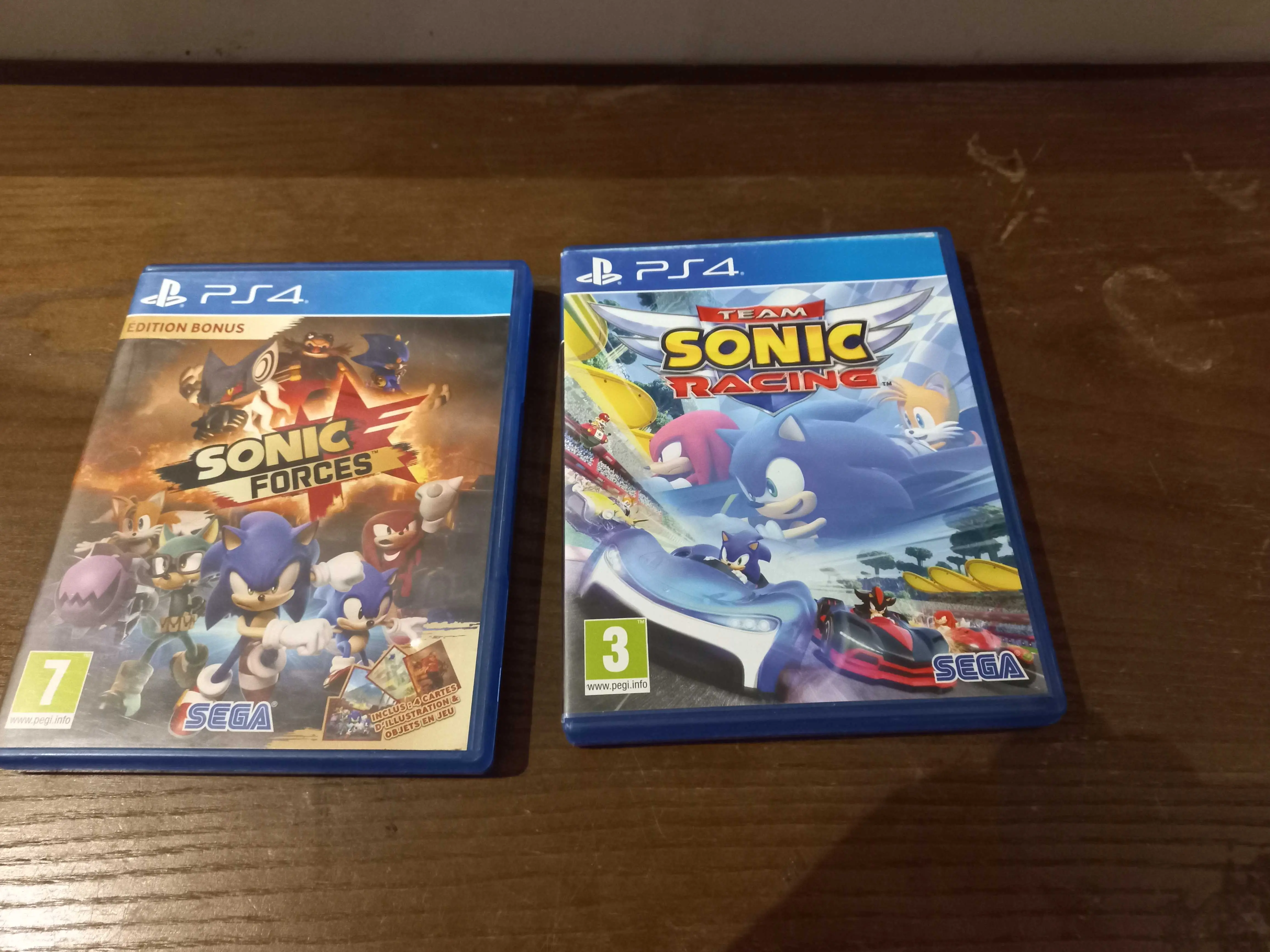  2 jeux sonic neuff 