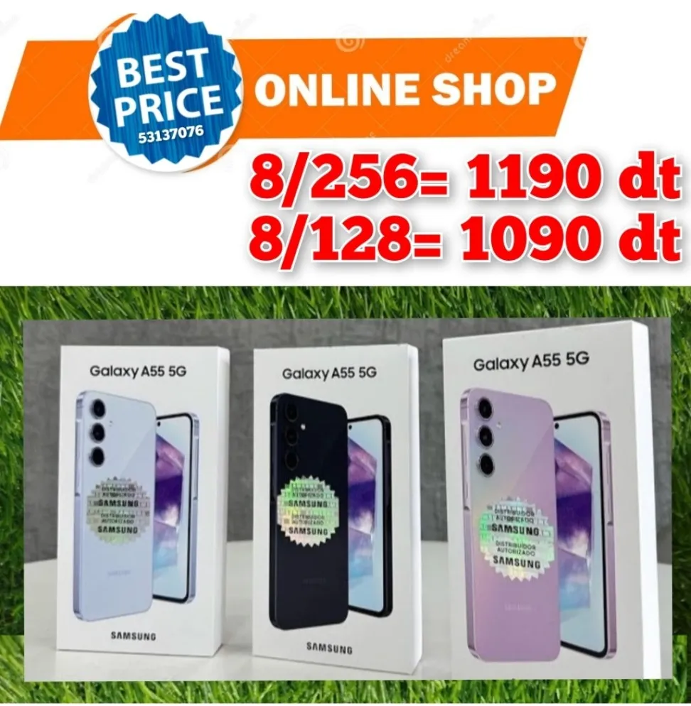  Samsung A55 5G Cacheté paquet fermé #Validé à Ariana - Photo 2