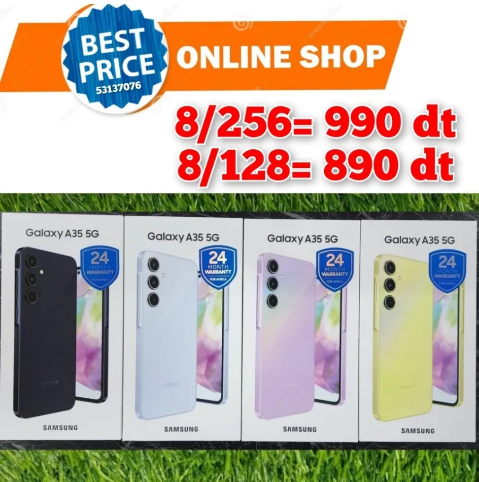  Samsung A35 5G Cacheté paquet fermé #Validé✅️ à Ariana - Photo 2