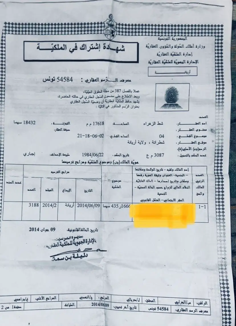 à vendre appartement a sidi el Béchir