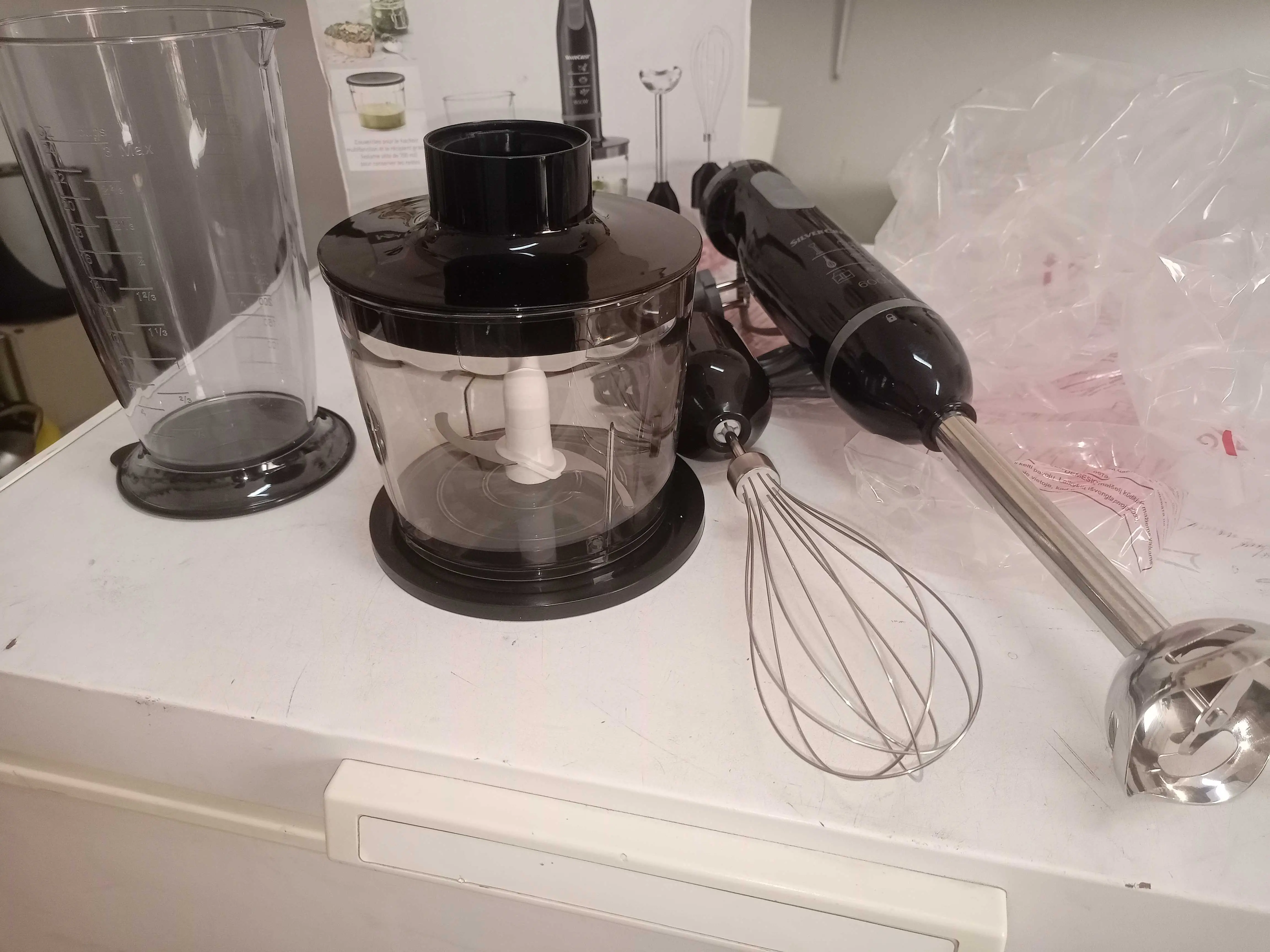  Mixeur plongeant 3en1 600w tt neuf marque silver Crest à Medenine - Photo 3