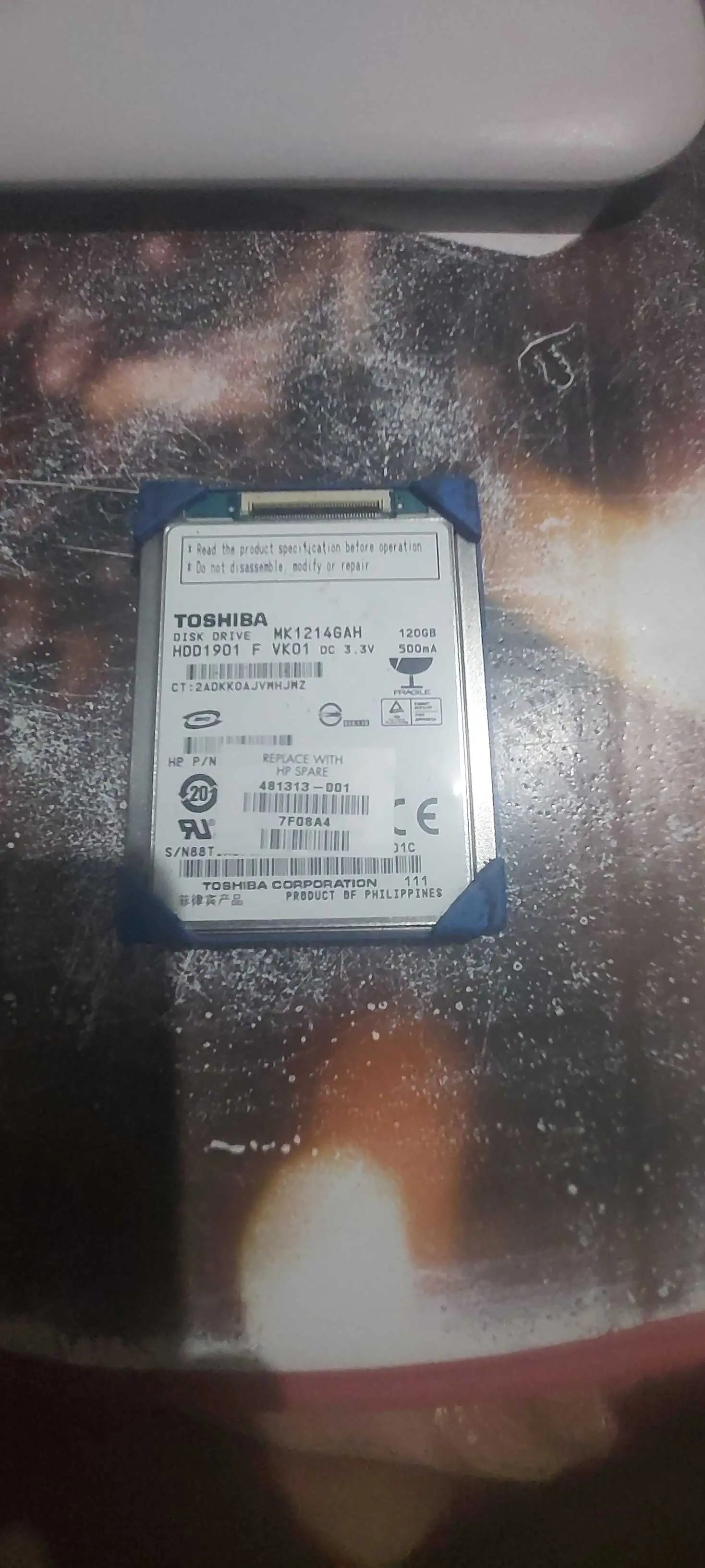  Disque dur PC portable 120 GB 