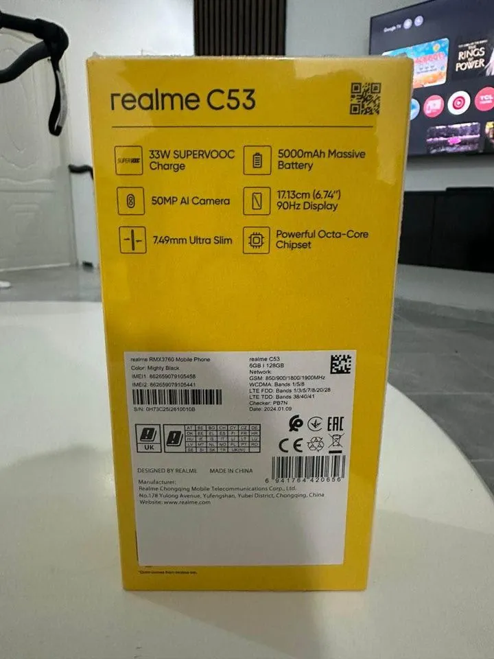  Relame c53, 6/128 cacheté en coure plastifié???? à Tunis - Photo 2