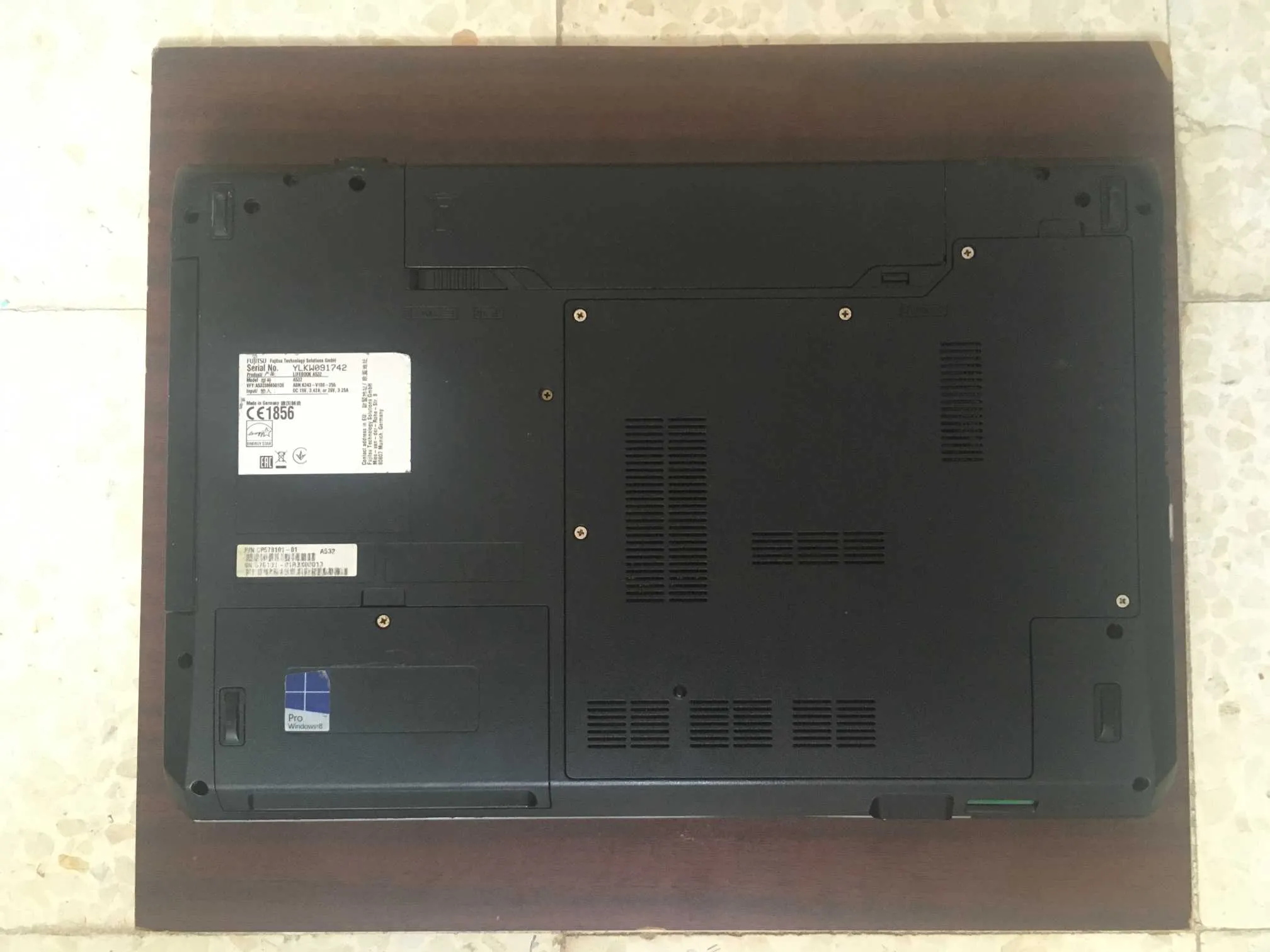  Fujitsu i5 3ème 6G RAM 2H Batterie Occasion (Pour Réparateur) à Ben Arous - Photo 2
