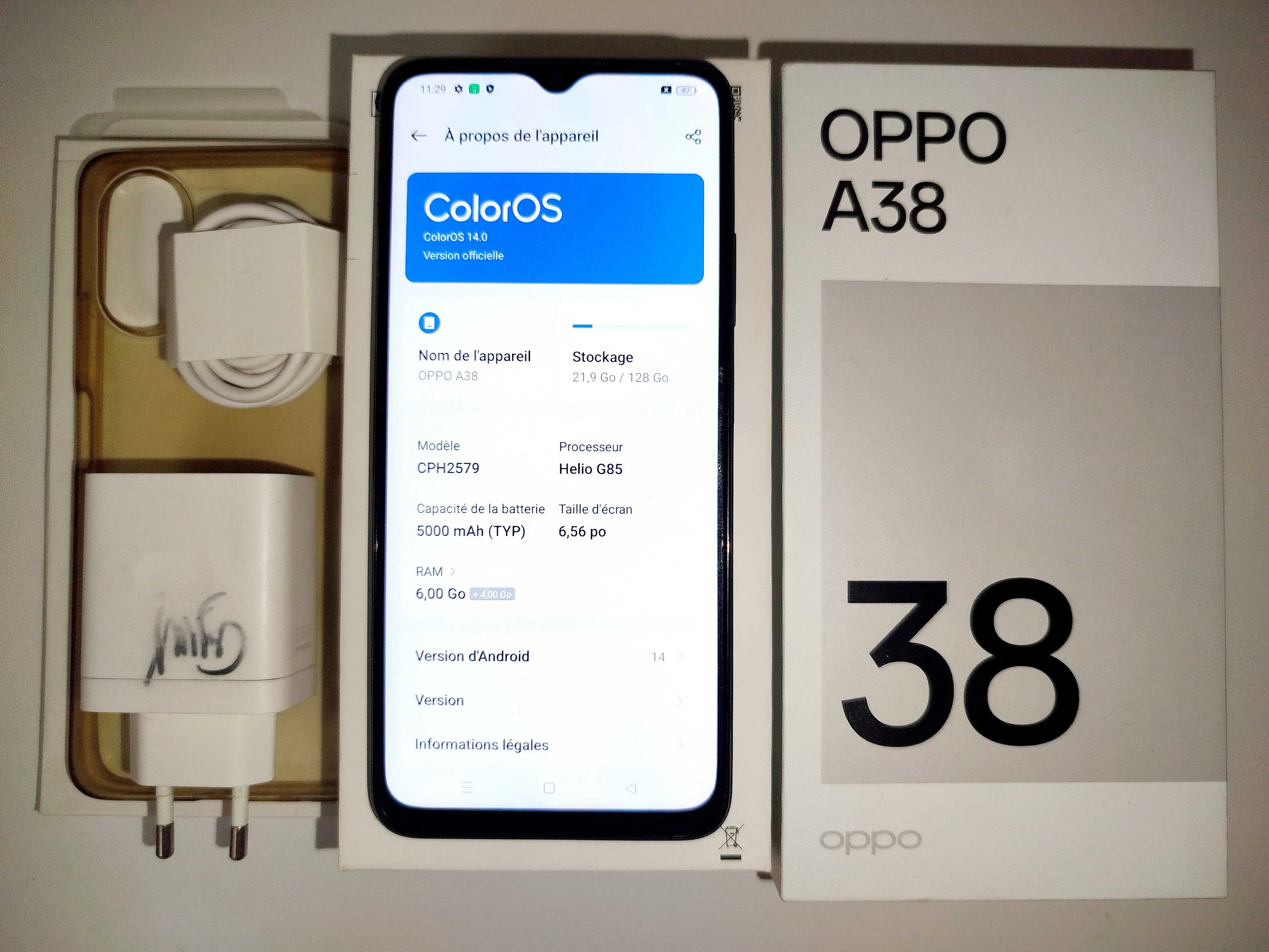  Oppo a38 128/6+6 à Tunis - Photo 3