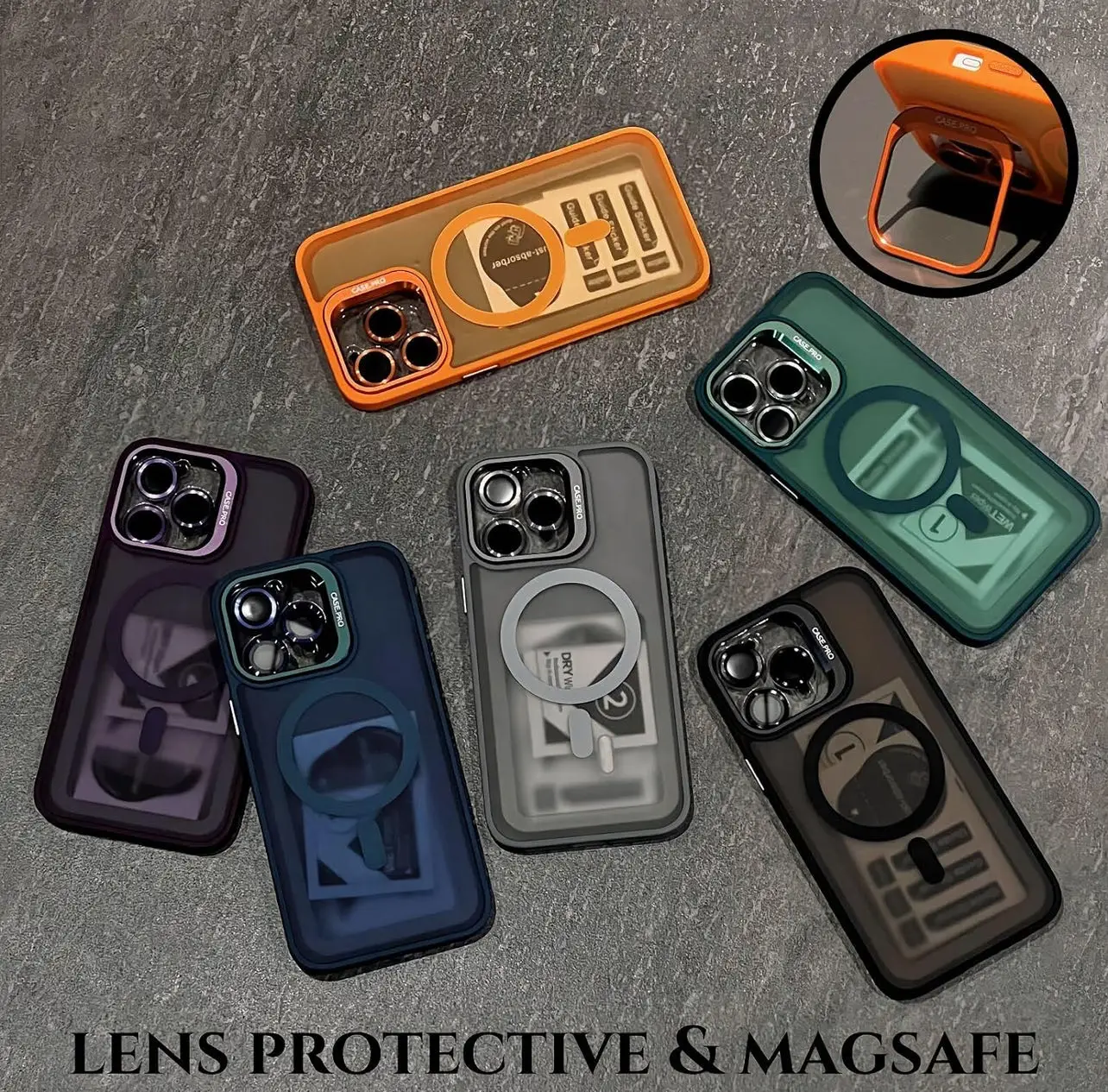  Coque pour iPhone 15 Pro Max - Camera lens - MagSafe - Support - Au Meilleur Prix en Tunisie à Manouba - Photo 2