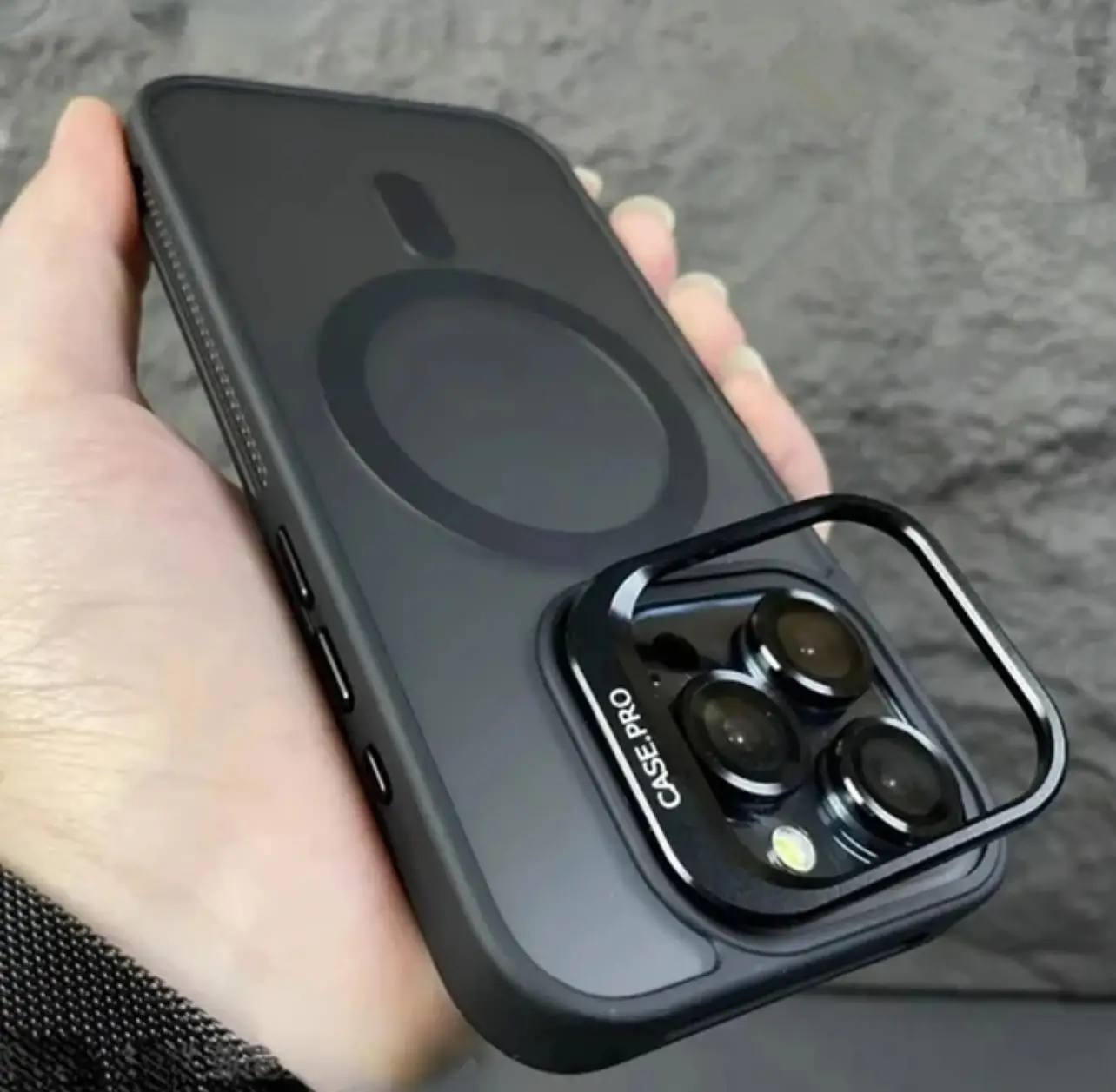  Coque pour iPhone 12 Pro Max - Camera lens - MagSafe - Support - Au Meilleur Prix en Tunisie à Manouba - Photo 2