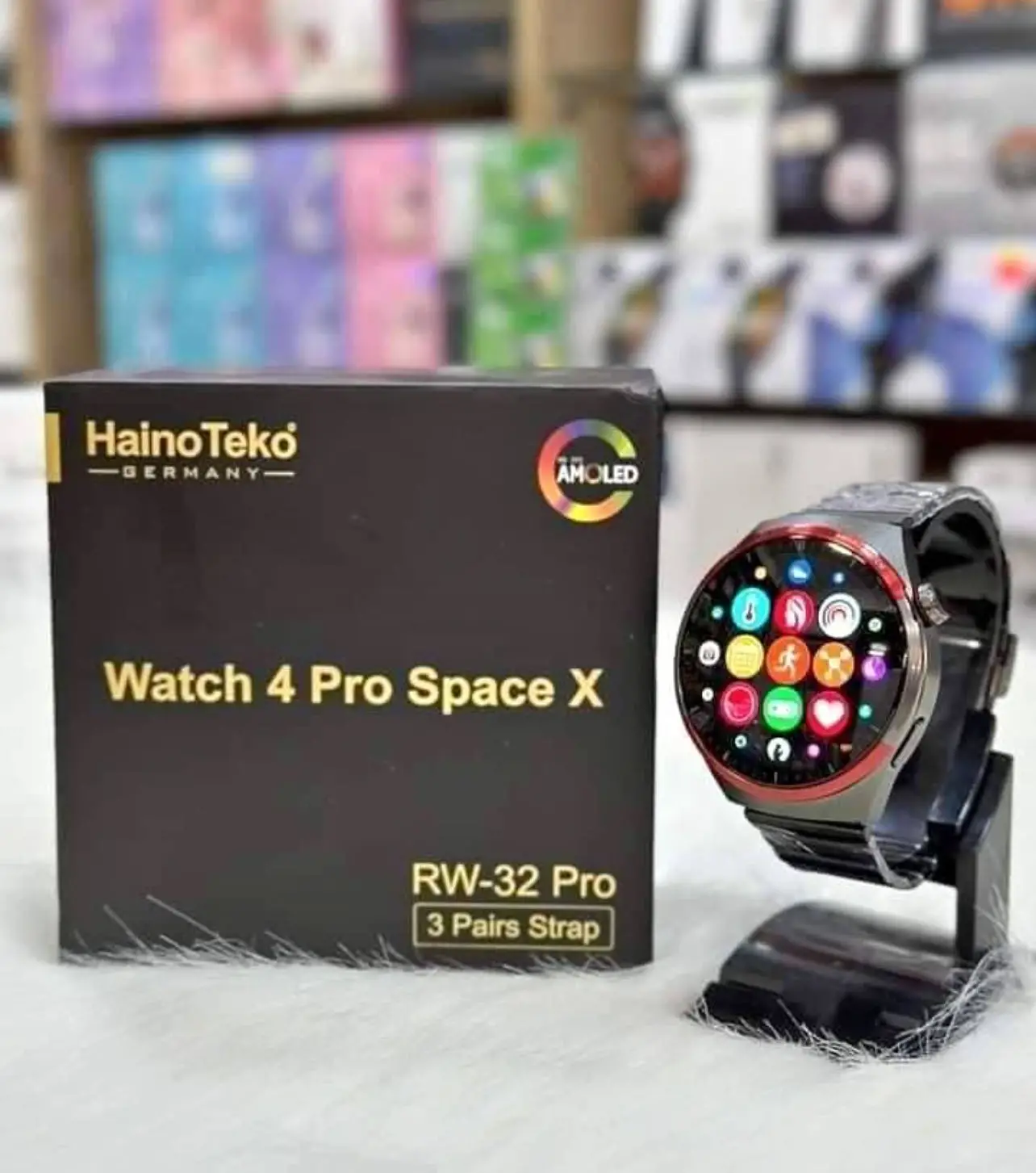  Smart Watch Haino Teko + 3 Bracelet - RW-32 Pro - SPACE X VERSION à Manouba - Photo 3