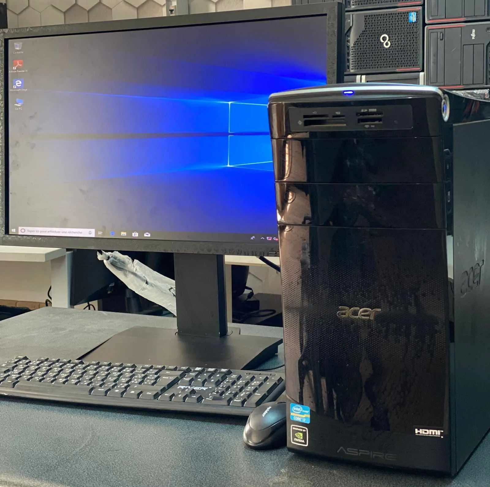  Pc de bureau Acer i7 3 éme gén /8G/écran acer/650 dt à Tunis - Photo 3