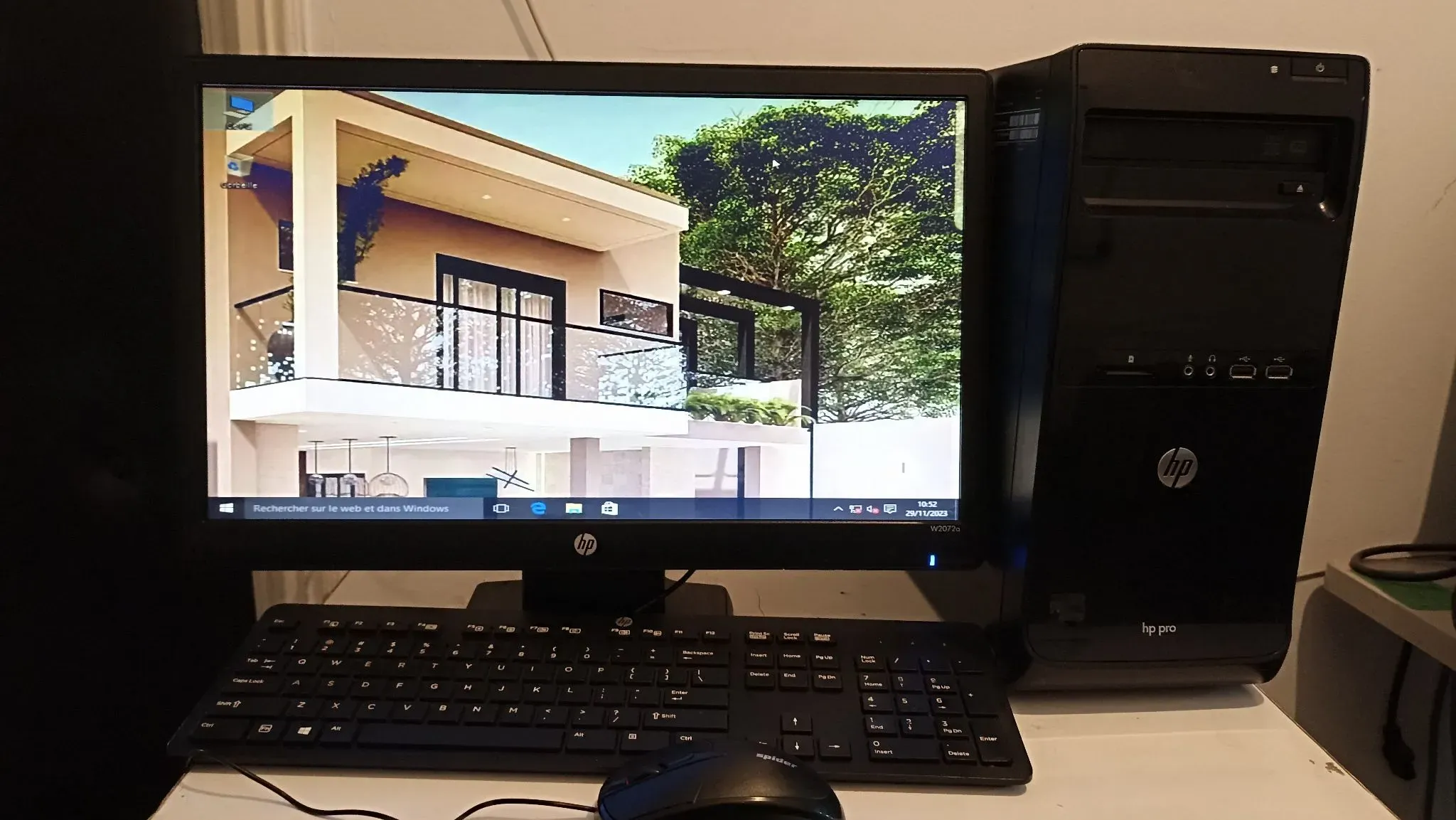  Offre de mois 7 pc complet i3 3eme génération Hp pro + serveur + switcheur +point d’accès à Tunis - Photo 2
