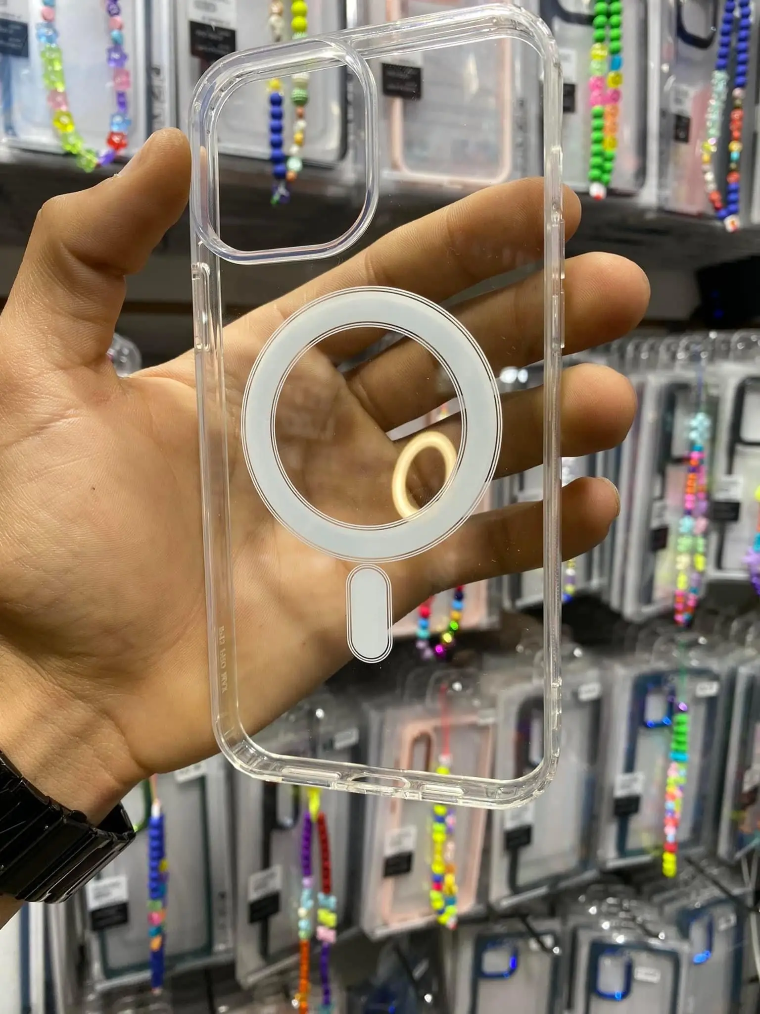  Coque pour iPhone MagSafe transparent Serie 11 / 12 / 13 /14 /15 à Manouba - Photo 2