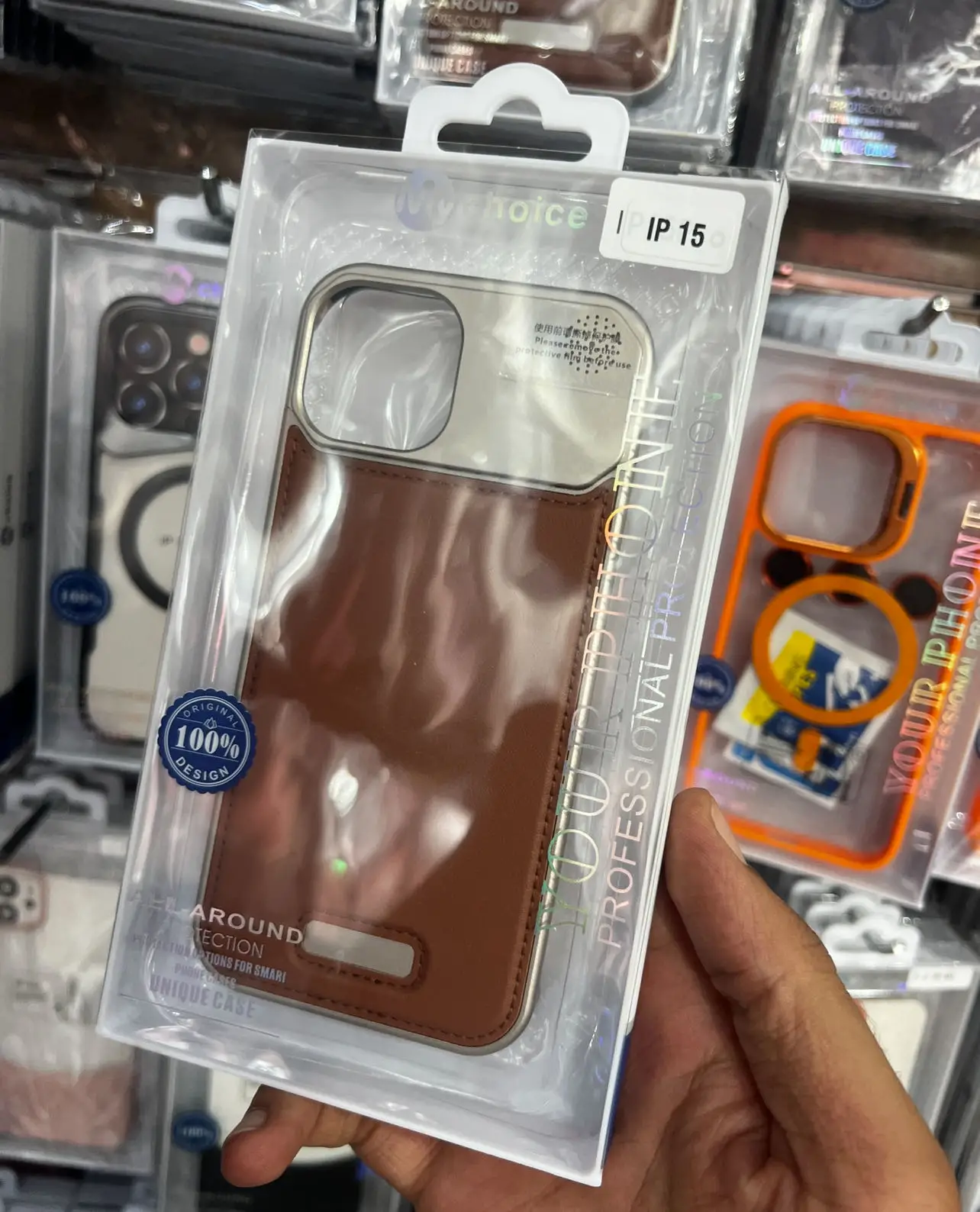  Coque pour iPhone 15 Pro Max MagSafe Metal avec leather back Au Meilleur Prix en Tunisie à Manouba - Photo 3