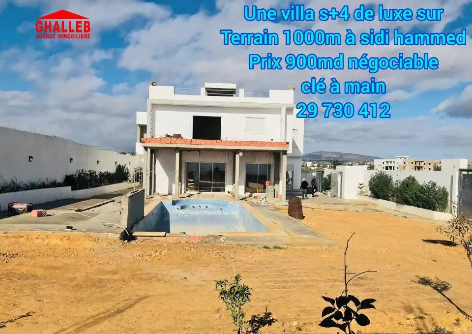  une villa 1000m avec piscine 29730412 à Nabeul - Photo 3