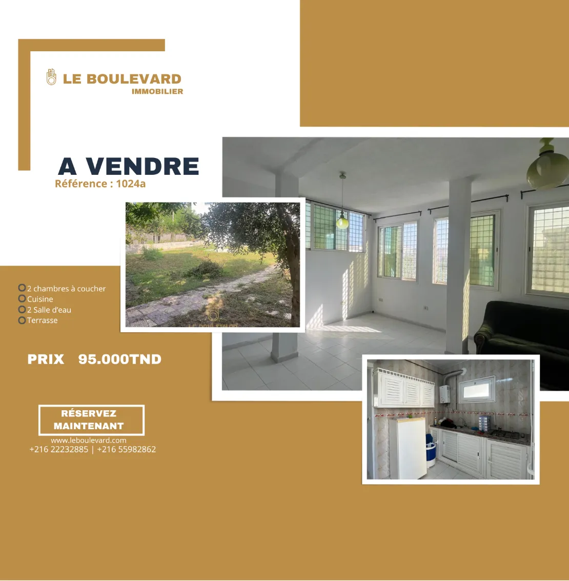 A louer des magnifiques appartements s+2 avec terrasse ? richement meublés et équipés de climatiseur et Wifi ?