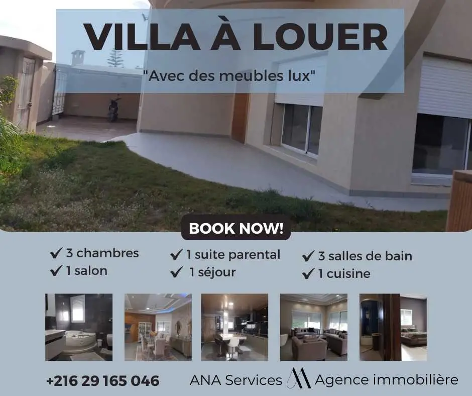    Rez de chaussé de villa