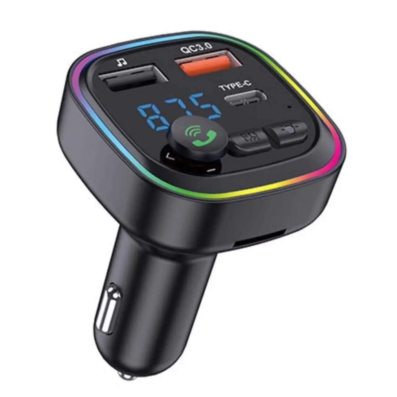  Kakusiga Transmetteur FM Pour Voiture - Lecteur MP3 - 2 Ports USB 5V/3A - Chargeur Rapide PD 20W QC3 à Manouba - Photo 3