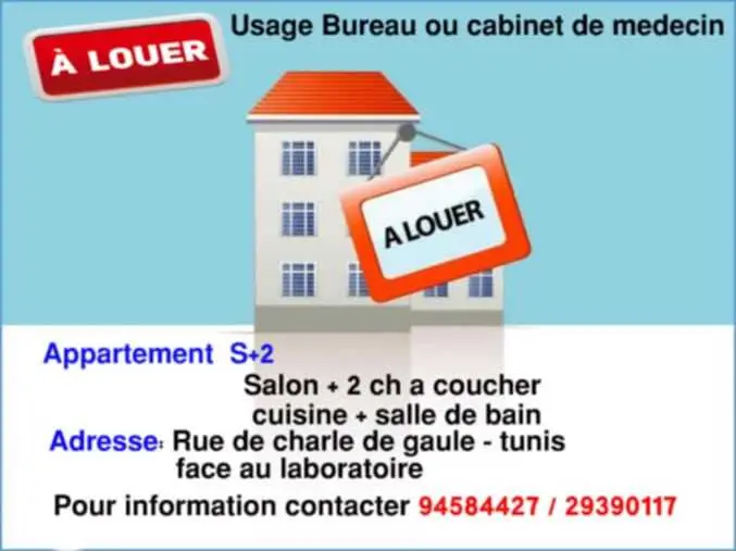  Studio meublé à Ennasr 2 