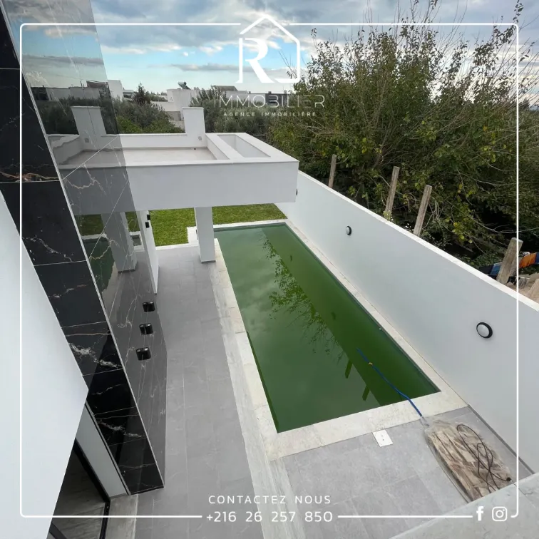  ????A #vendre Villa S+4 nouvelle Située A #HAMMAMET NORD à Nabeul - Photo 3