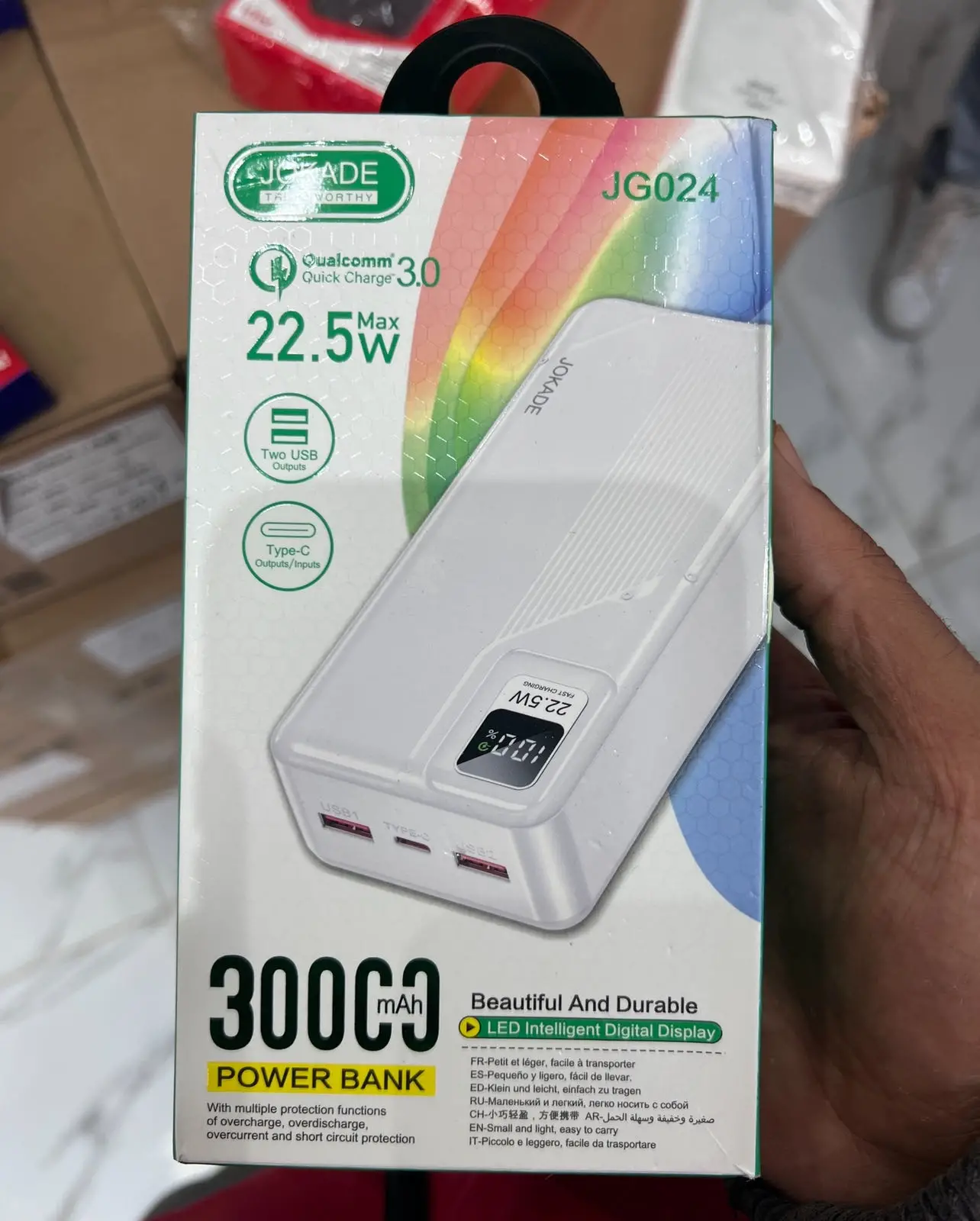  Power Bank 30000Mah Fast Charging 22.5W Max - JOKADE JG024 Cachetè à Manouba - Photo 2