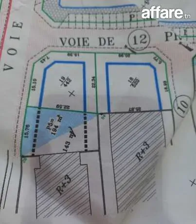  Terrain Fait l'angle à Bouhsina Prés de la Nouvelle Ecole Fr à sousse - Photo 3