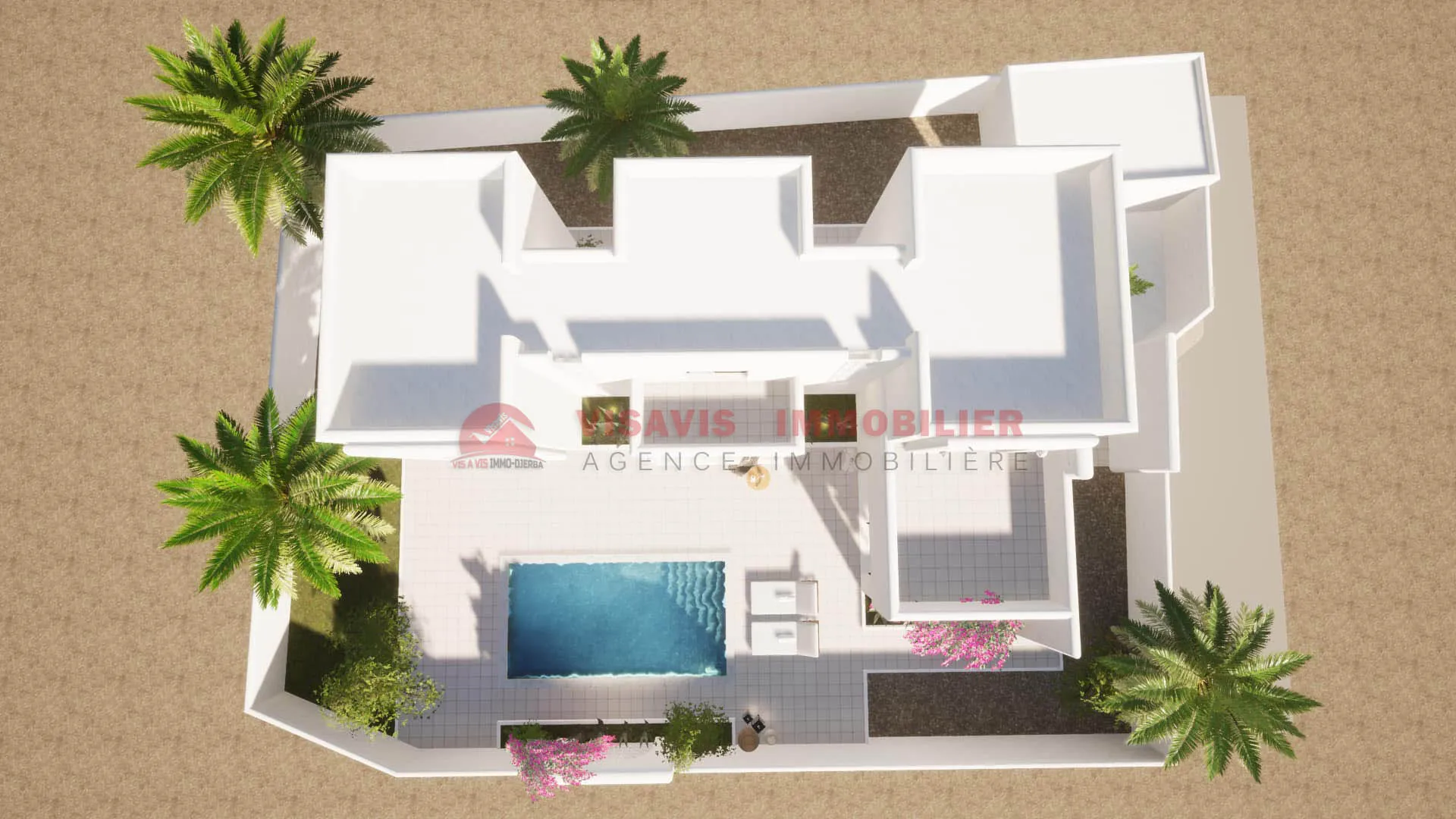  CONSTRUCTION CLÉ EN MAIN - VILLA AVEC PISCINE ZU DJERBA - RÉF P691 à Medenine - Photo 2