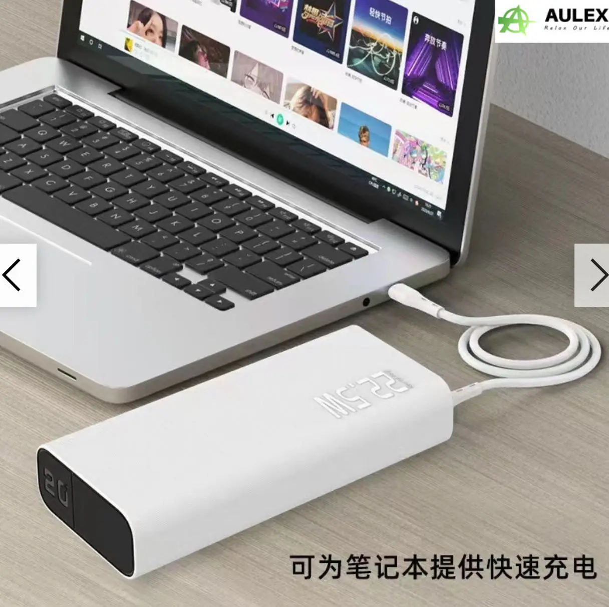  Power Bank 10000Mah Fast Charging 22.5W Aulex AP07 Au Meilleur Prix en Tunisie à Manouba - Photo 3