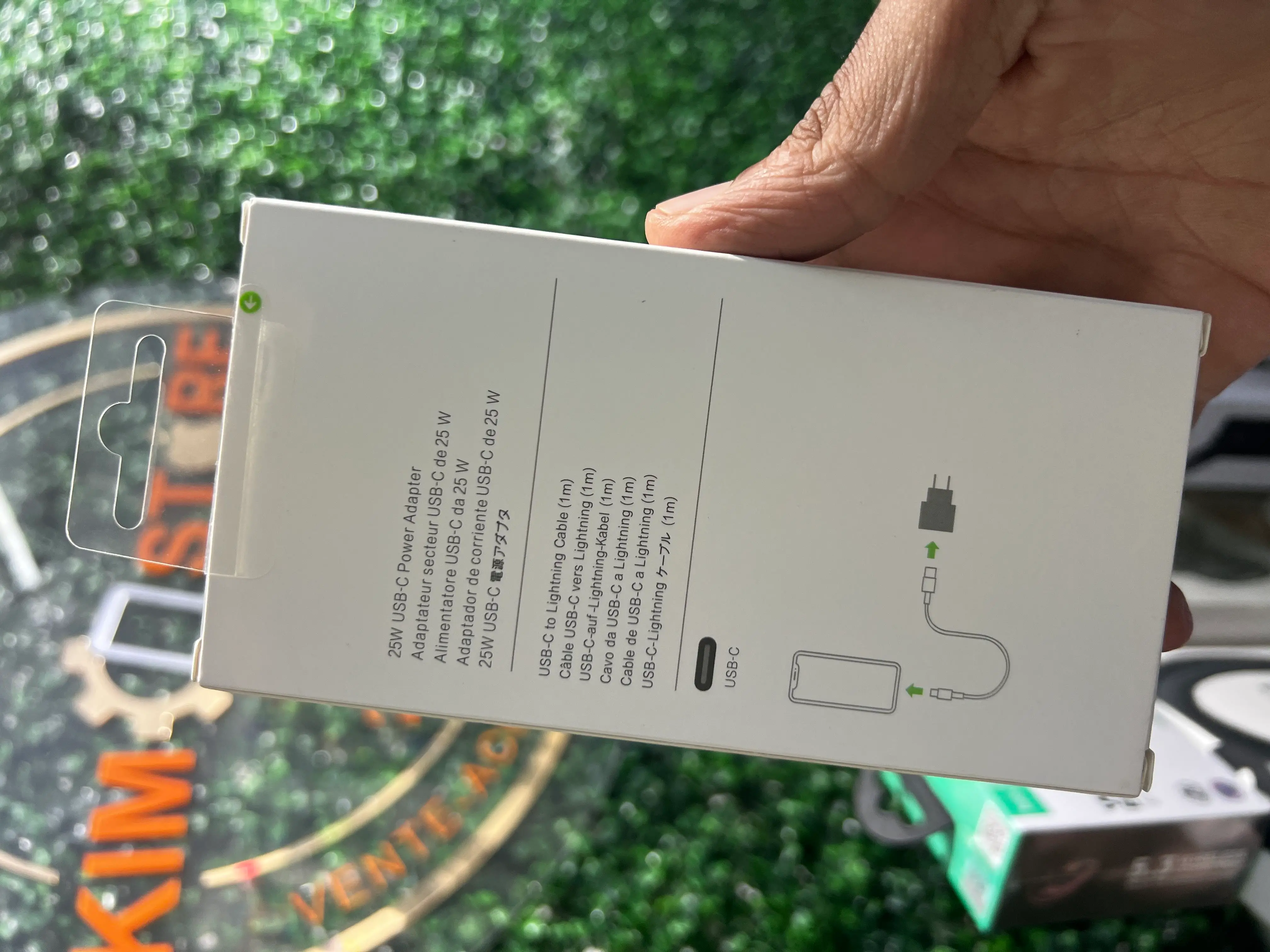  Chargeur Lightning Type C pour iPhone 25W - Rapide - Avec Cable USB C 1M - Blanc ???????????? à Manouba - Photo 3