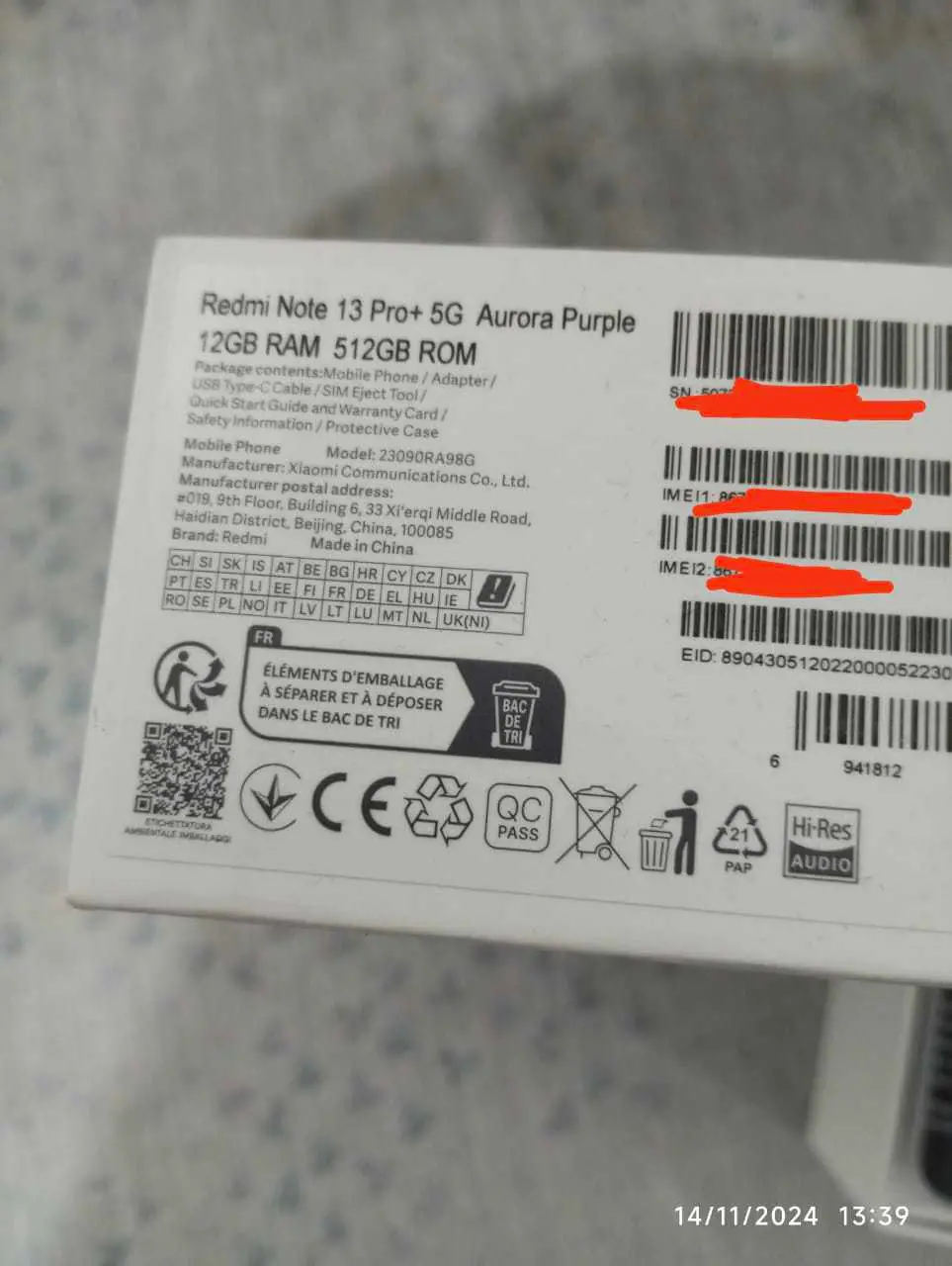  Redmi note 13 pro plus 5G 12Ram à Ben Arous - Photo 2
