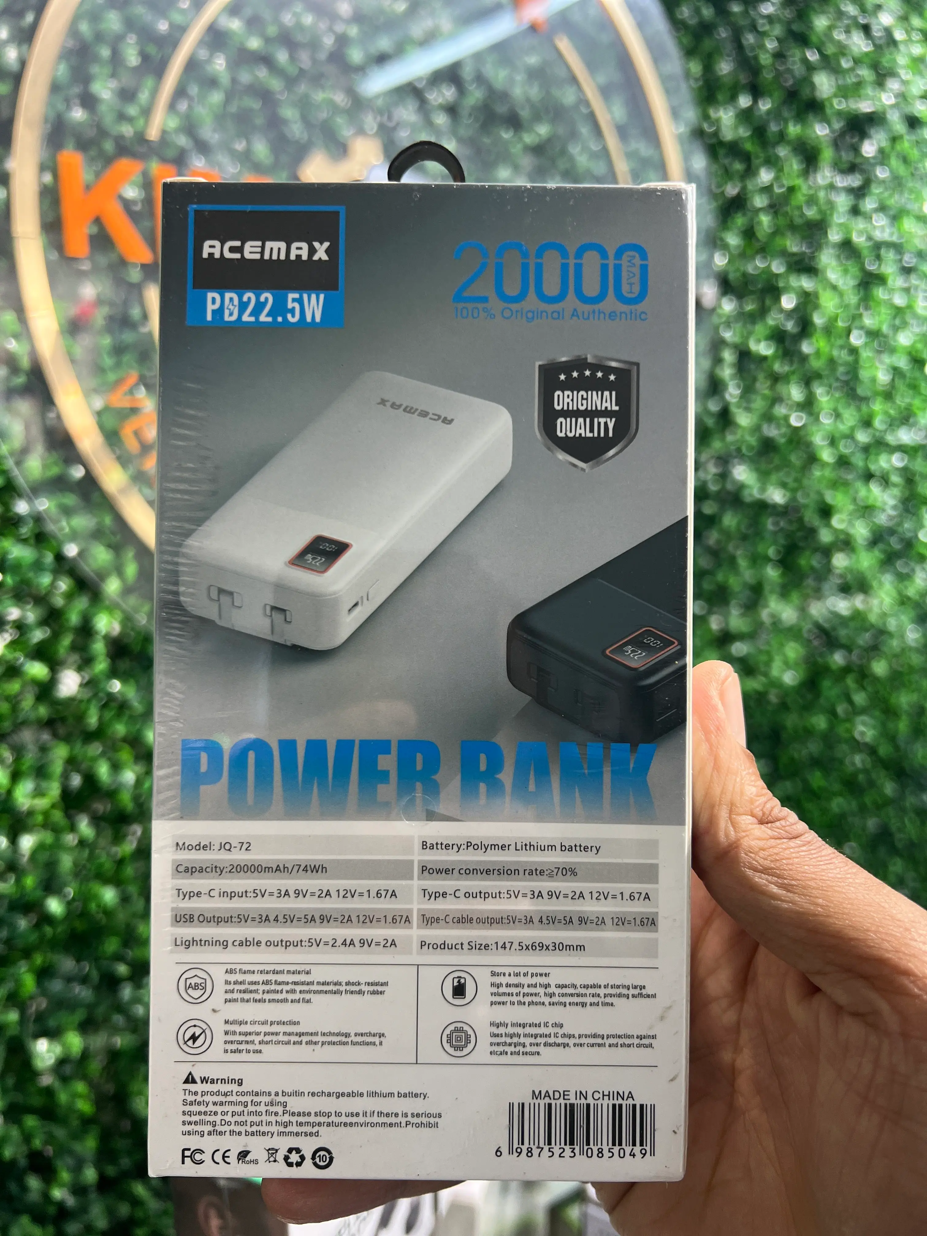  Power Bank 20000Mah 22.5W Fast Charging Avec Cables en Promotion Prix Tunis à Manouba - Photo 2