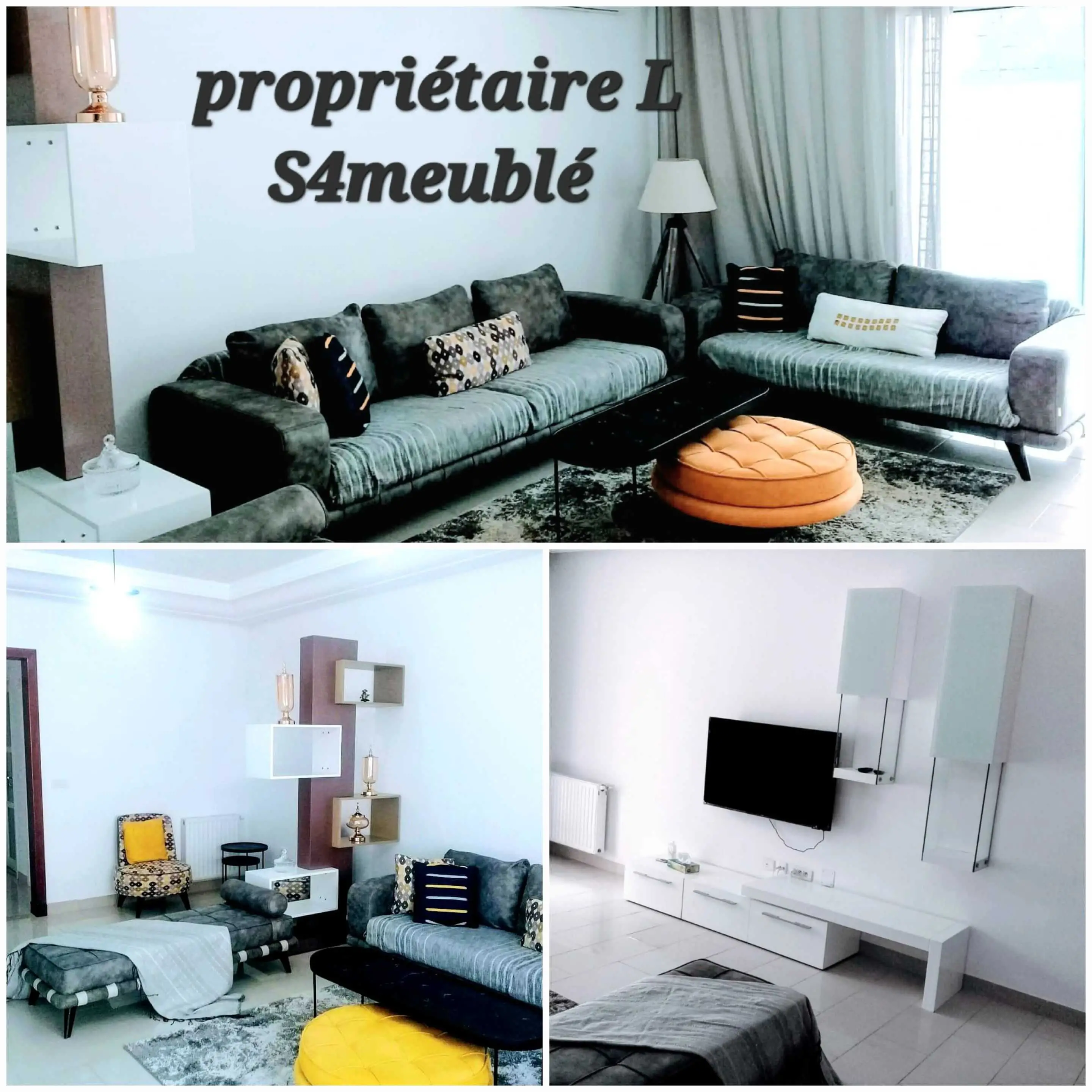  S+4 Meublé Neuf proche lac2 pr étranger à Tunis - Photo 2