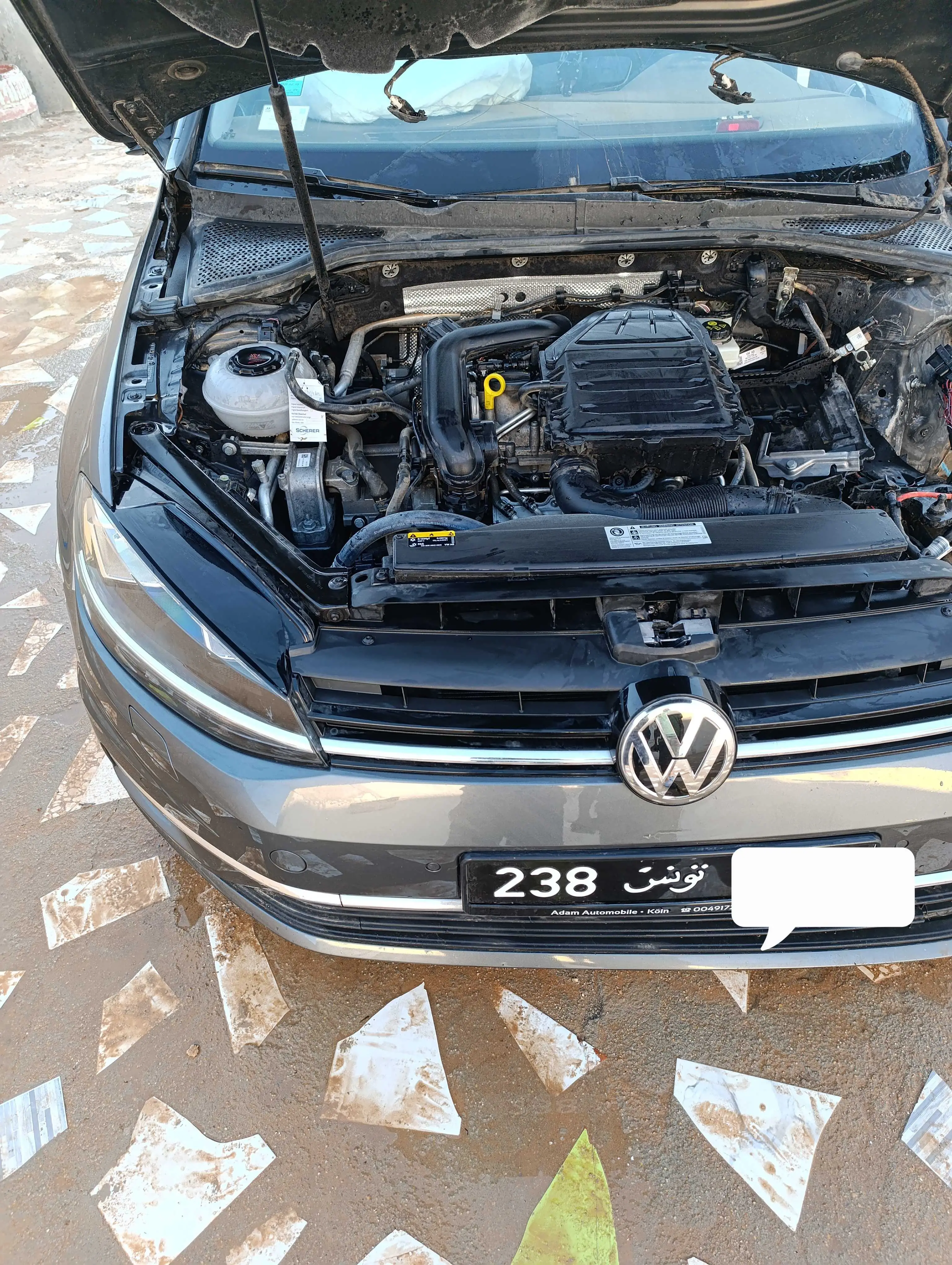  golf 7 iq drive 2019 accidentée (épave) à Medenine - Photo 3
