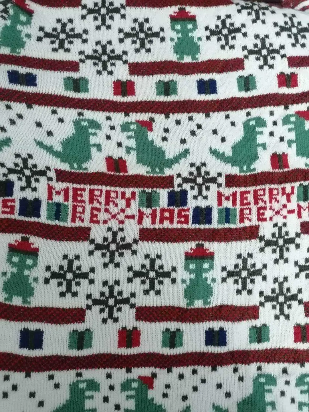  Très beau Chandail motif festif de Noël Jule Only & Sons à col rond en tricot jacquard unisexe. à Ariana - Photo 2