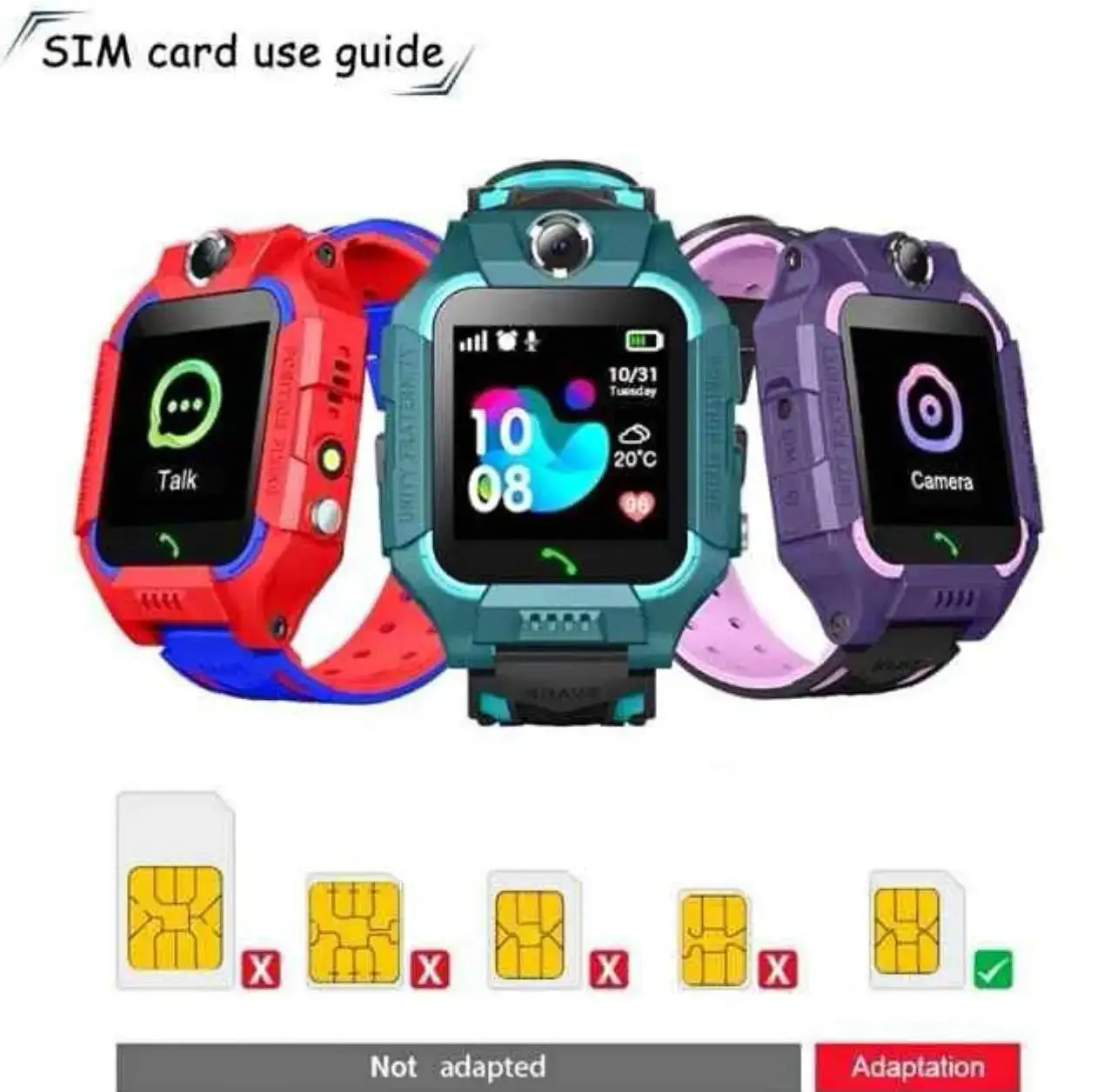  Smart watch kids Smart 2030 - C002 - Call - GPS - Au Meilleur Prix en Tunisie à Manouba - Photo 2