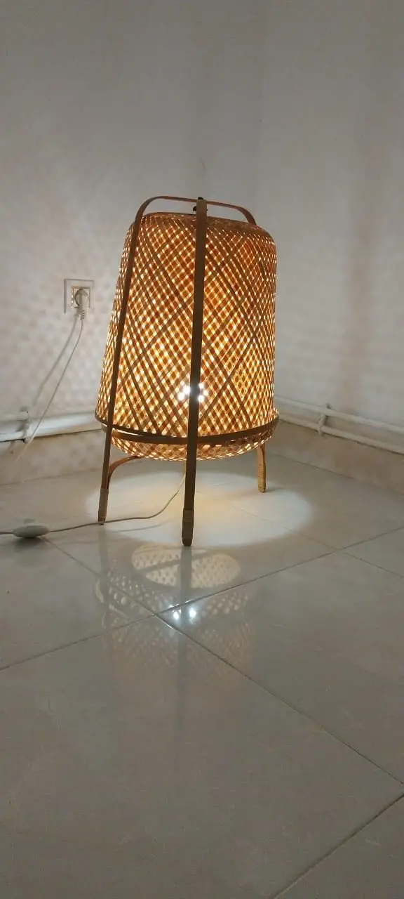  Lampe osier à Tunis - Photo 2