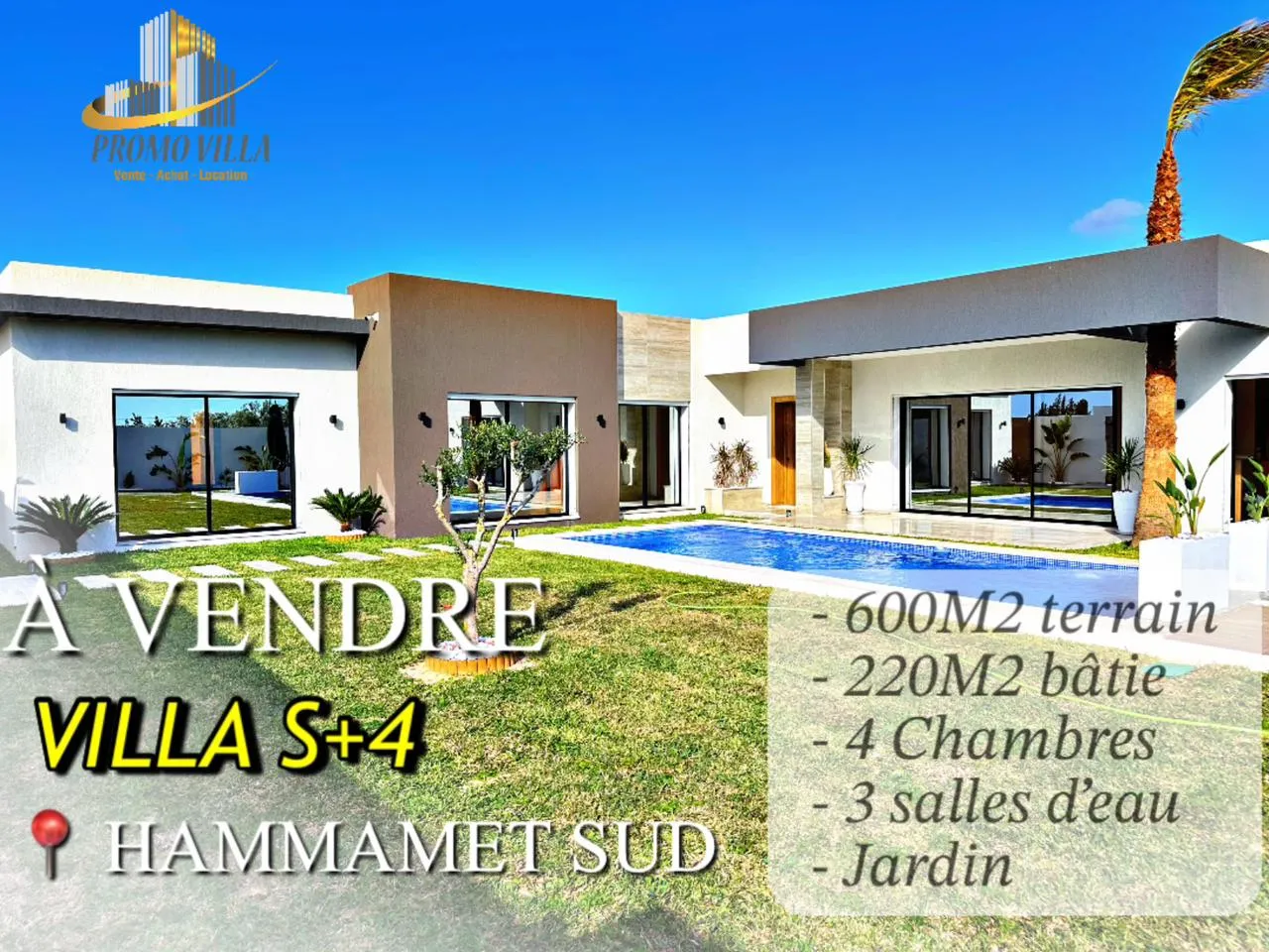  À VENDRE TERRAIN DE 234M² À VOCATION R+4 À RADES PLAGE 