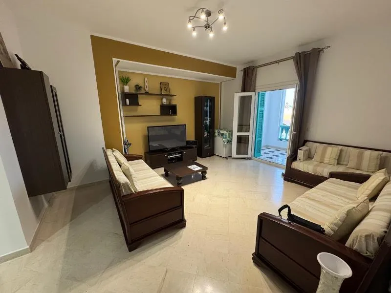  Location annuelle : Appartement S+2 Meublé à AFH Mrezge, Cité El wafa, Nabeul 