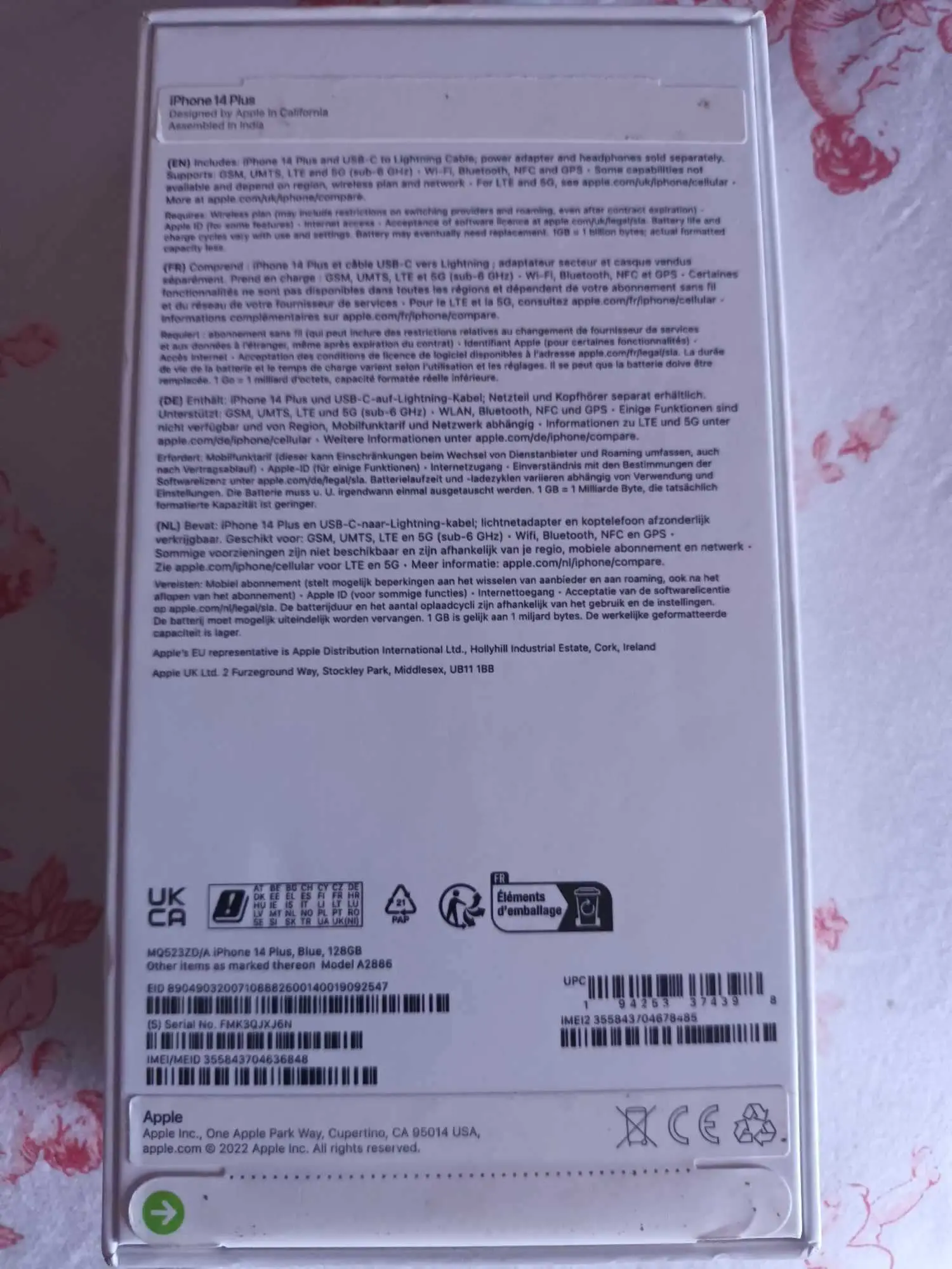  Iphone 14 plus à Nabeul - Photo 3