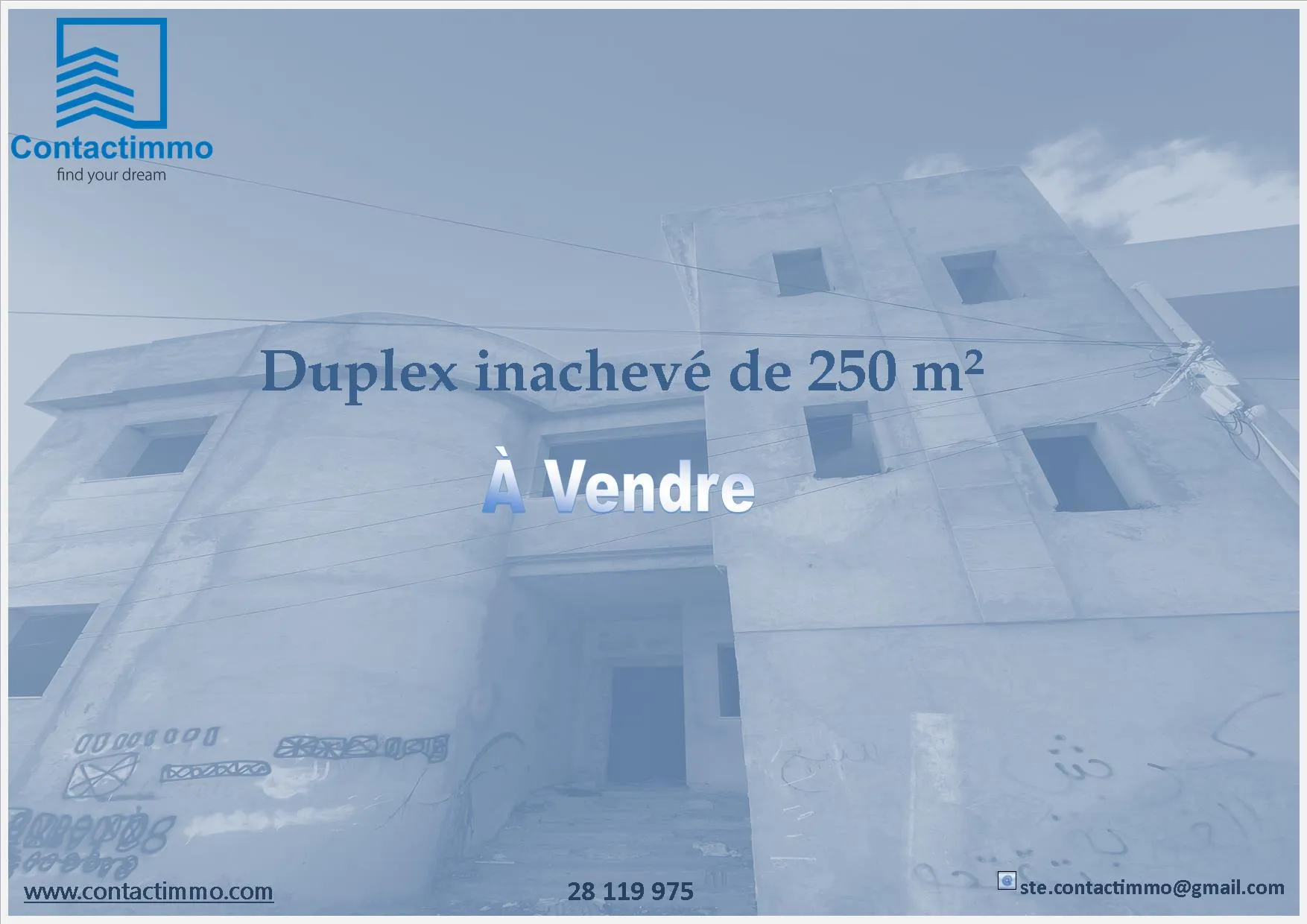 villa "TIFO" villa inachevé 