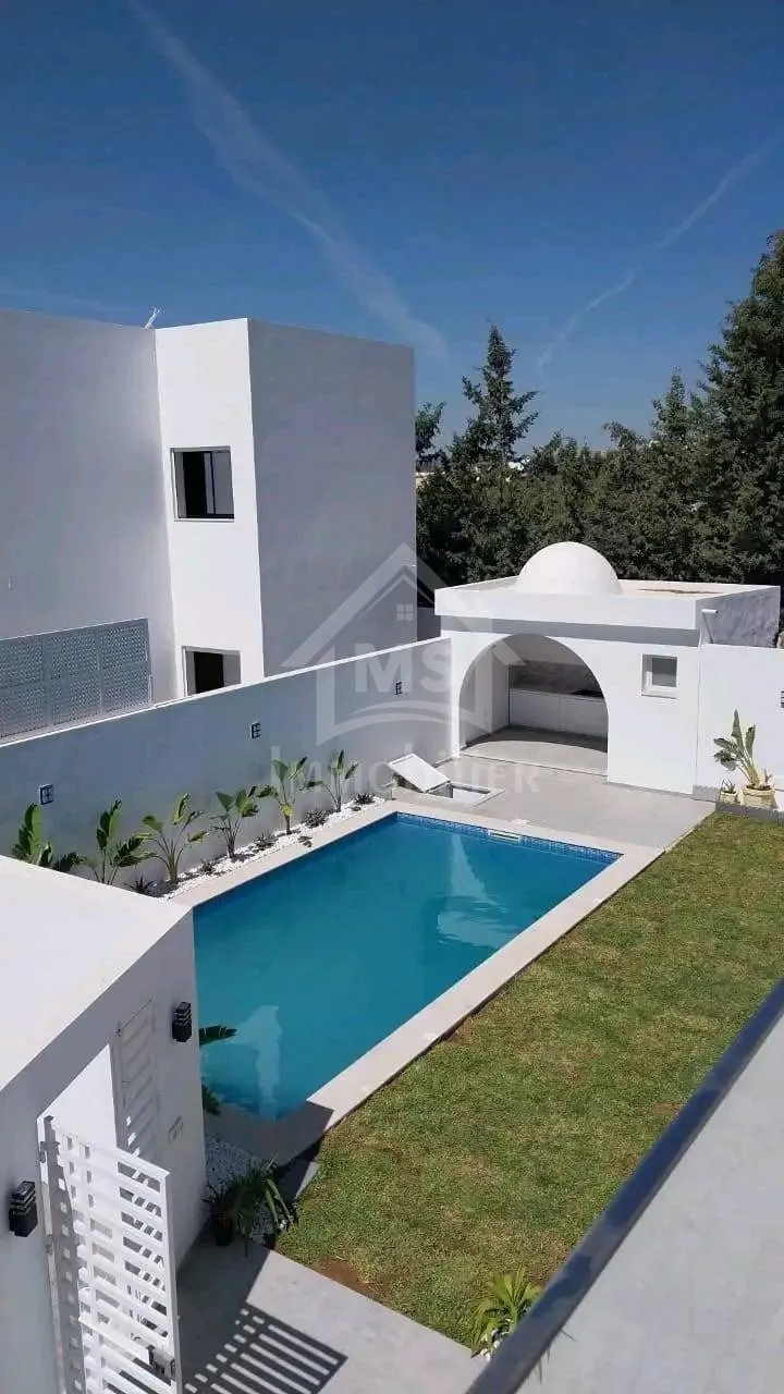  Villa toute neuve S+4 avec piscine à vendre à Hammamet Sud 51355351 à Nabeul - Photo 2