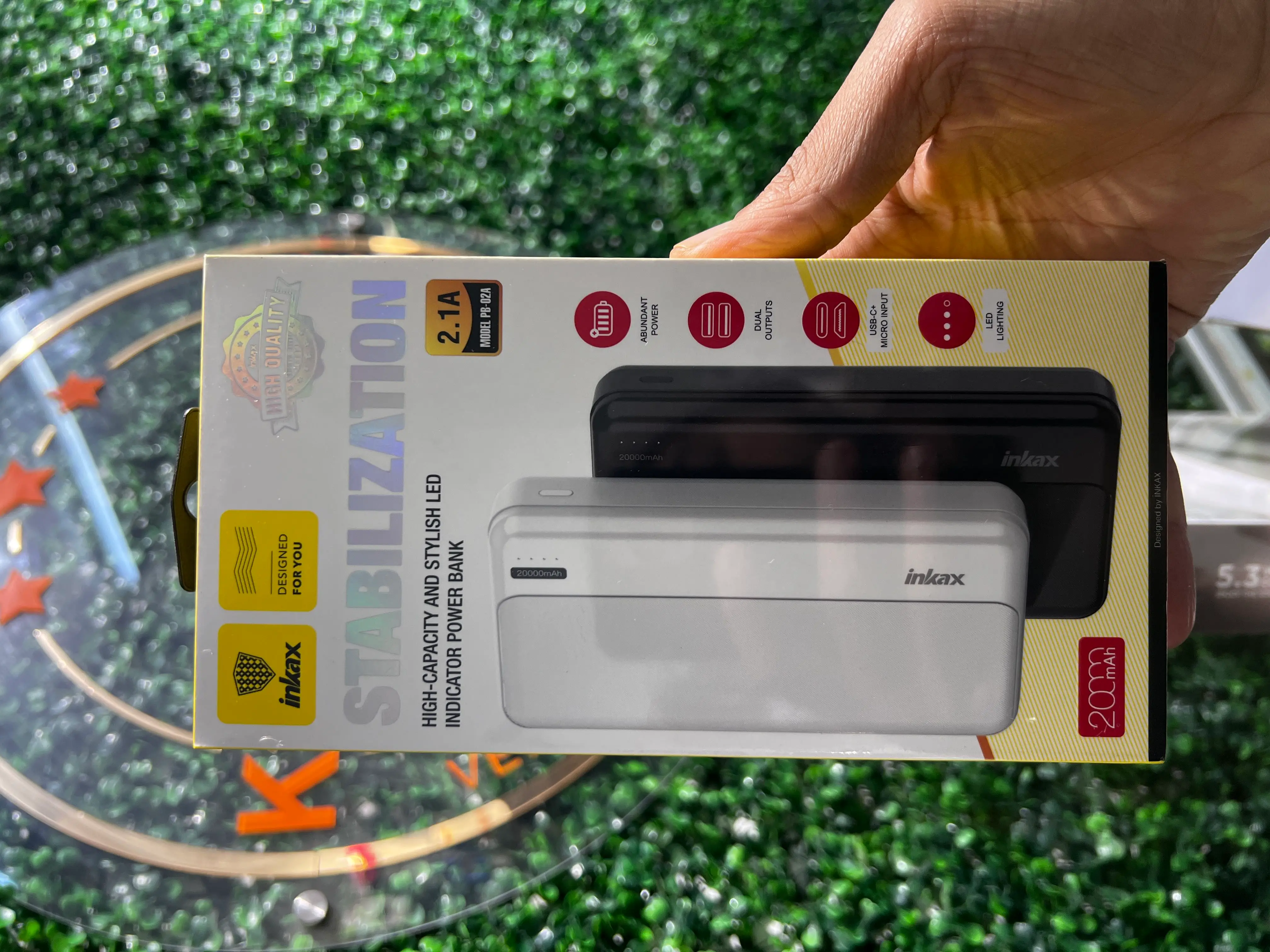  inkax Power Bank 20000Mah - 2 Ports USB - Au Meilleur Prix en Tunisie à Manouba - Photo 3