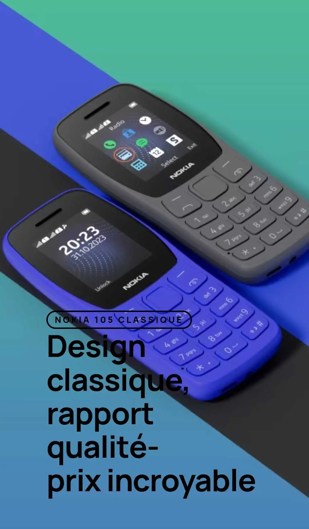  NOKIA 105 Double SIM Original HMD 2 ème Édition à Tunis - Photo 3
