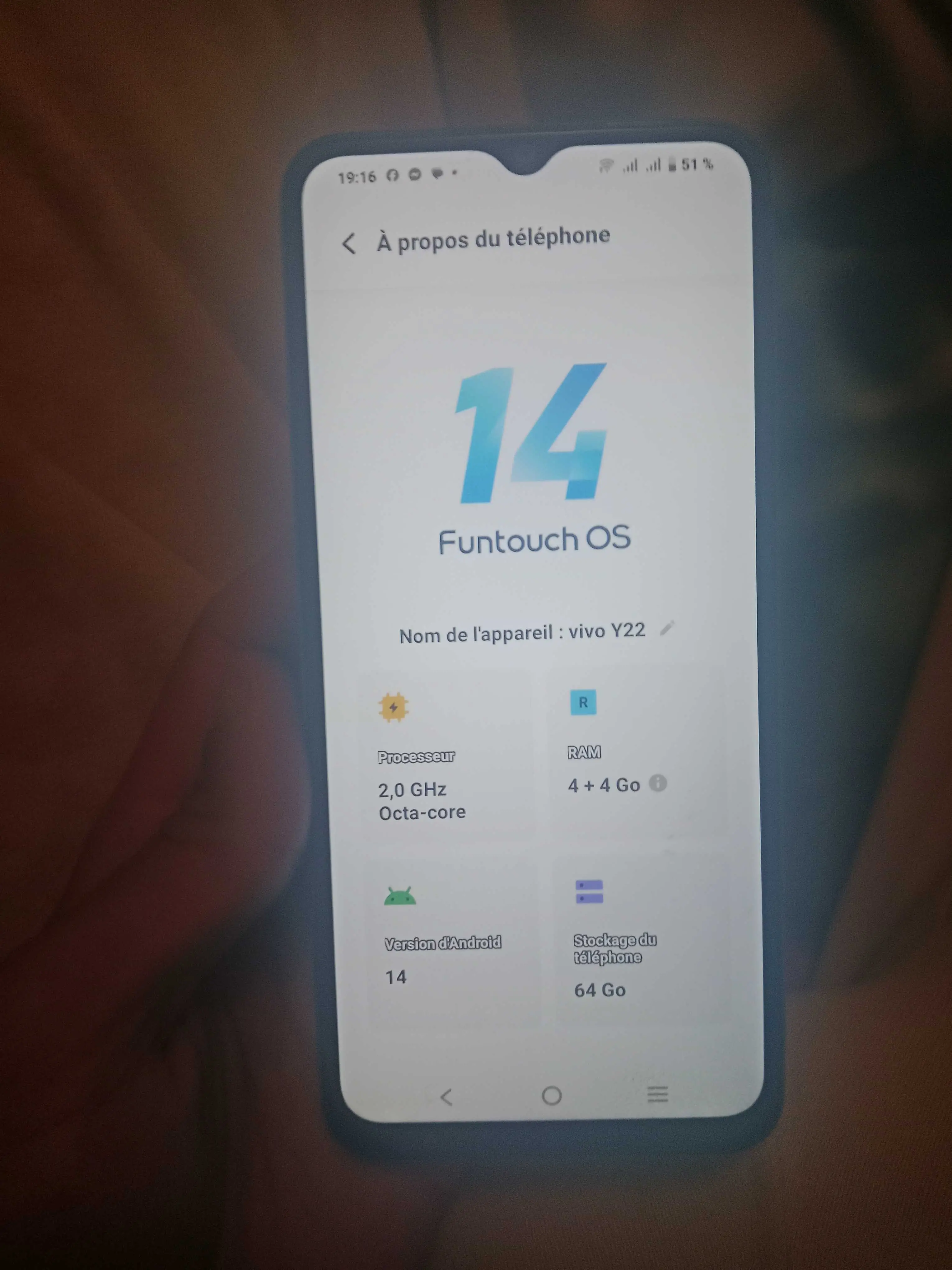  Vivo Y22 à Tunis - Photo 3