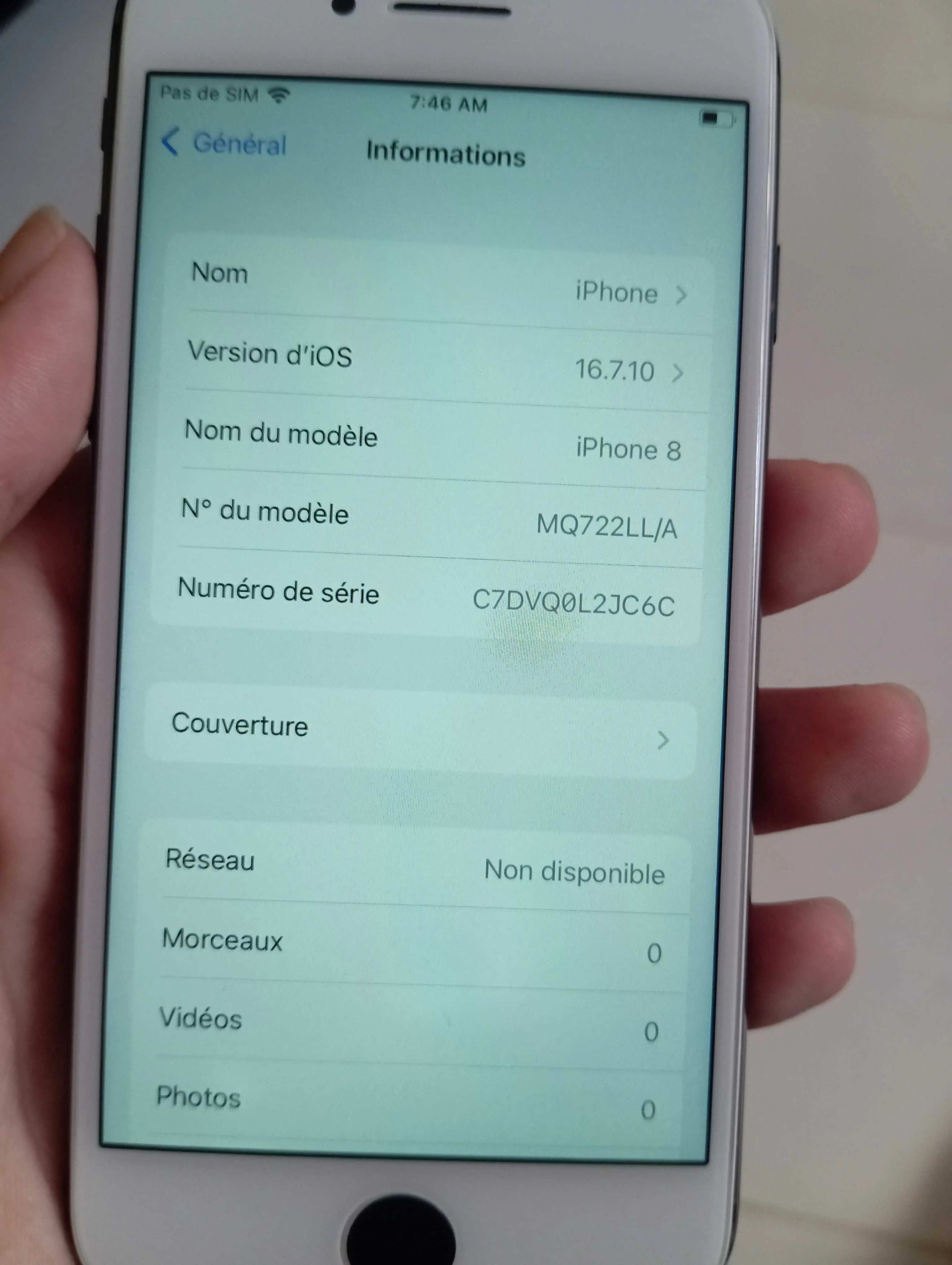  Iphone 8 64Gb à Bizerte - Photo 3