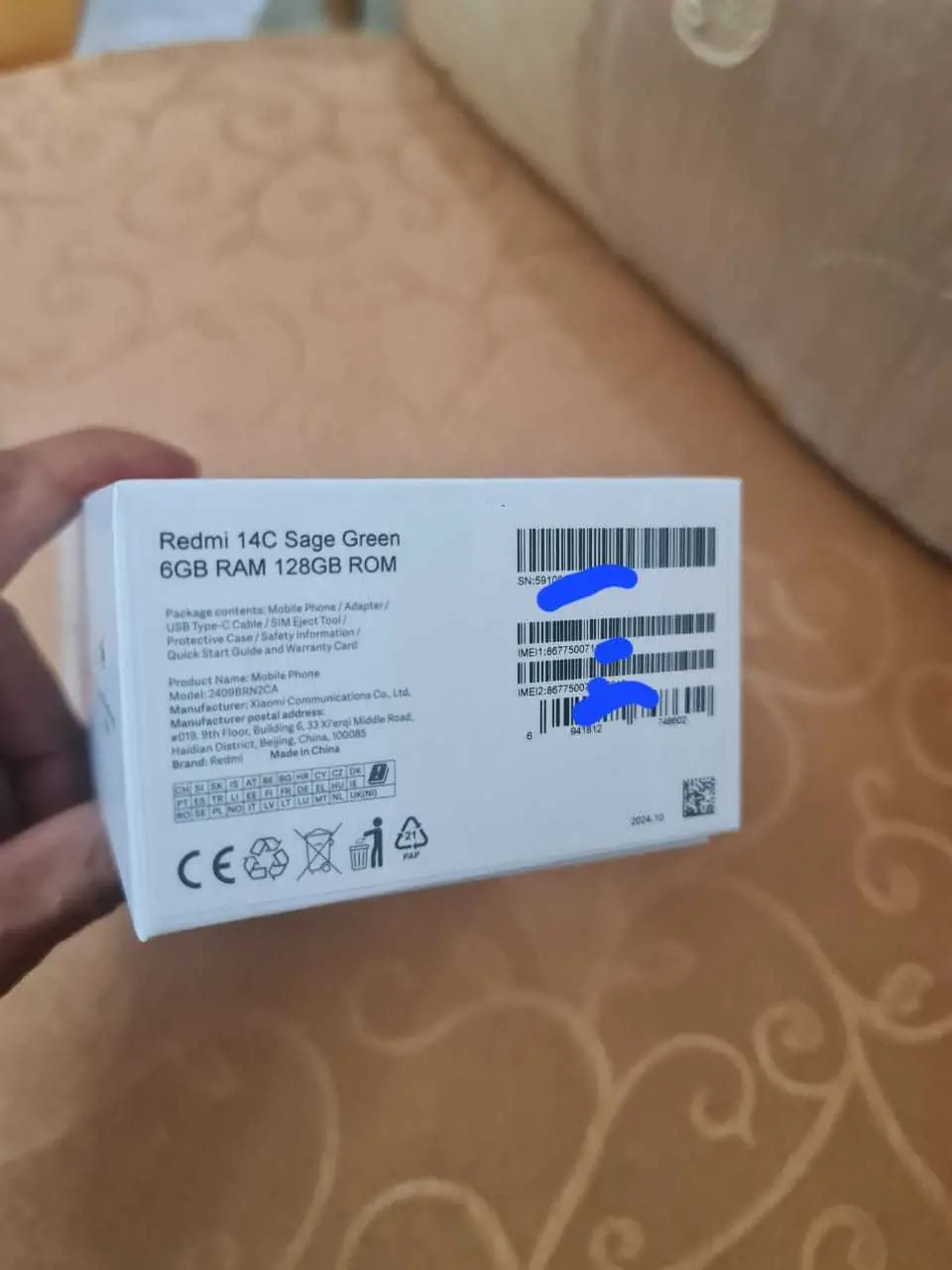  redmi 14c neuf ram 6g+6 stockage 128g à Manouba - Photo 2