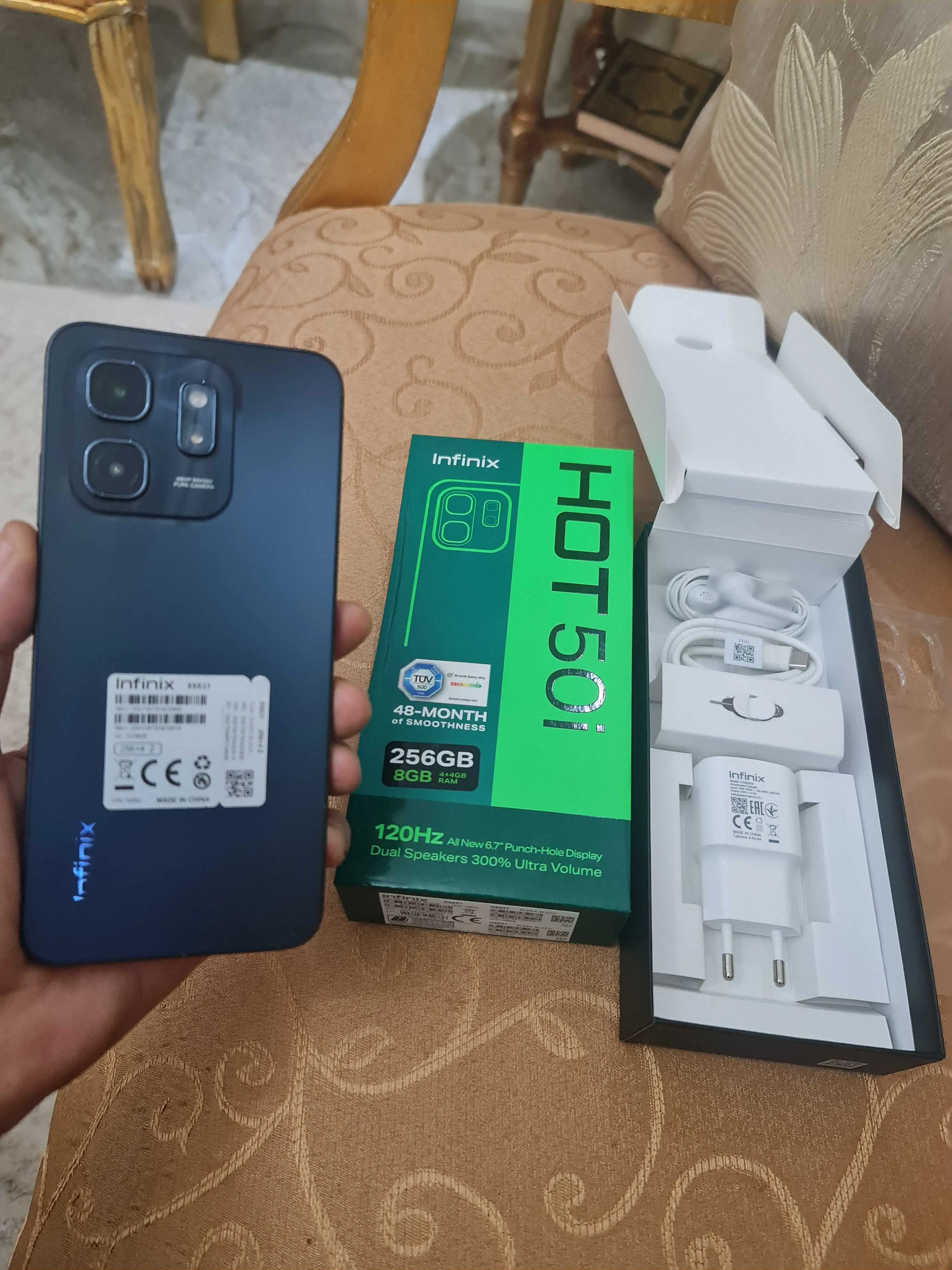  Infinix hot 50i 4+4/256 à Manouba - Photo 3
