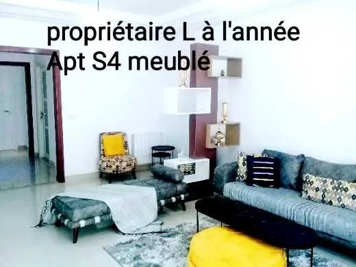  Particulier L Apt S4meublé Neuf pour étranger cité Wehat à Tunis - Photo 3