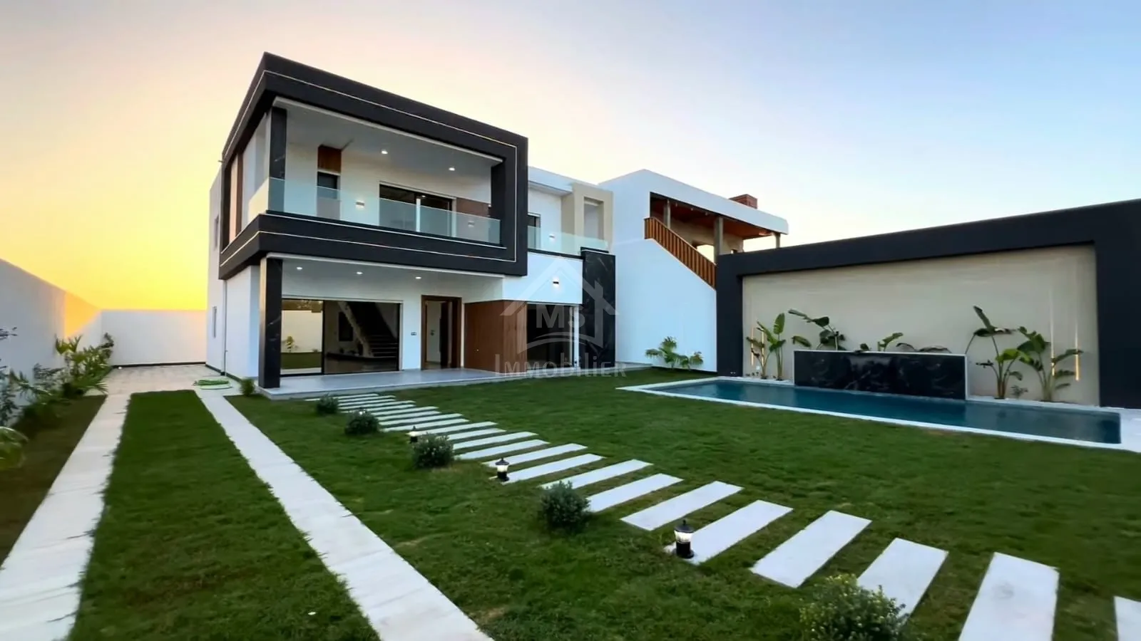  Villa toute neuve S+5 avec piscine à vendre à Hammamet Sud 51355351 à Nabeul - Photo 2